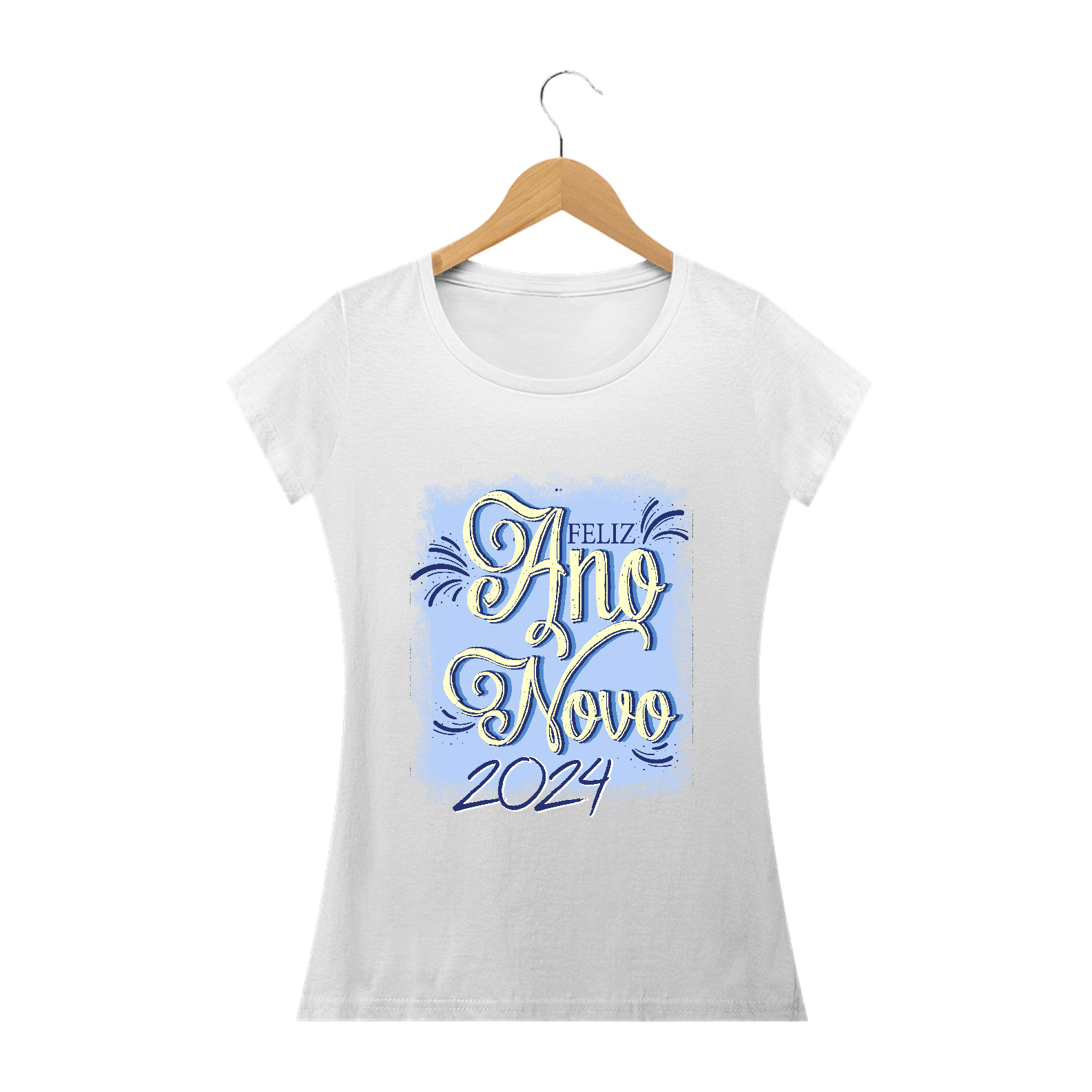 Nome do produto: Baby Long Ano Novo Reveillon Azul 2024