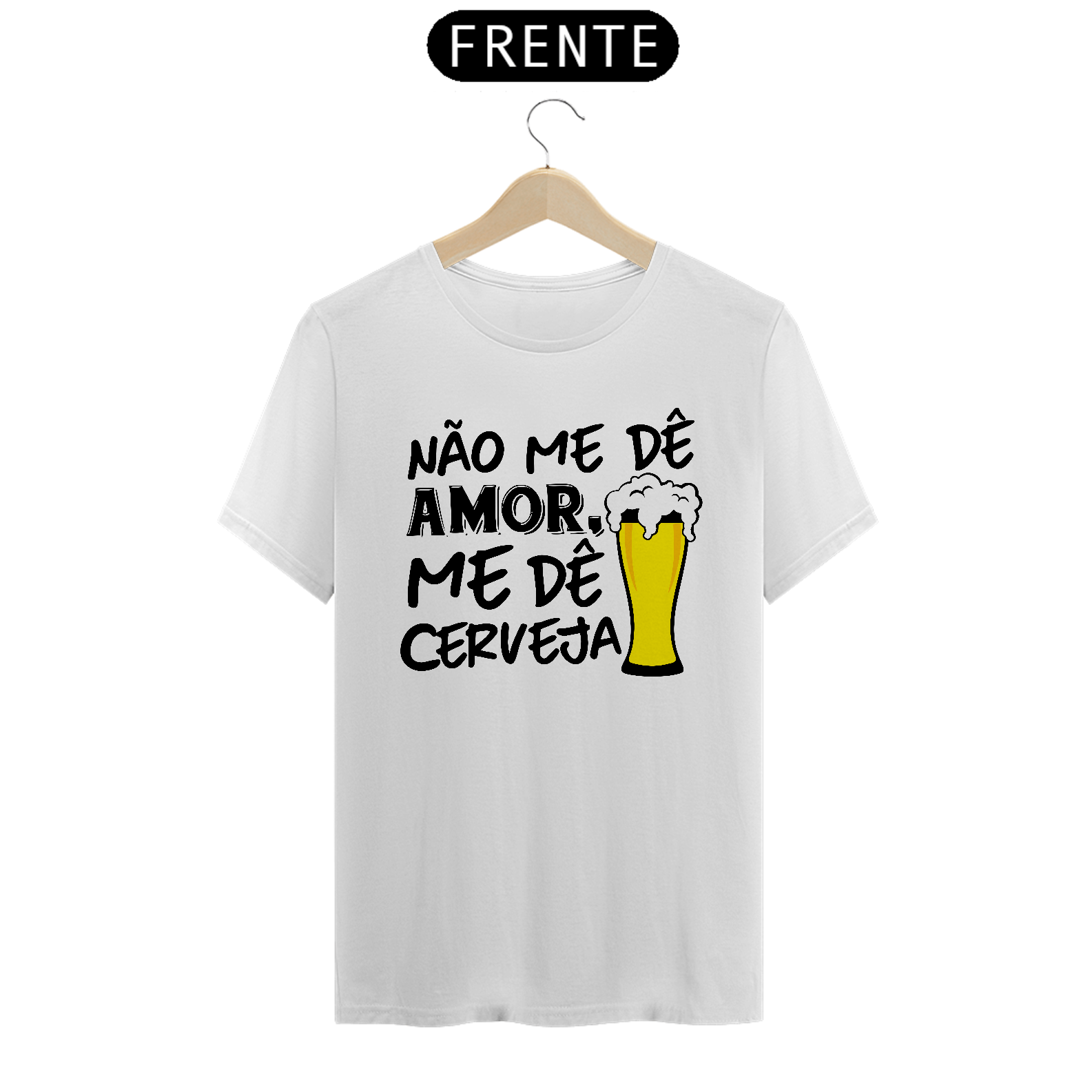 Nome do produto: Camiseta Carnaval Me dê Cerveja M02