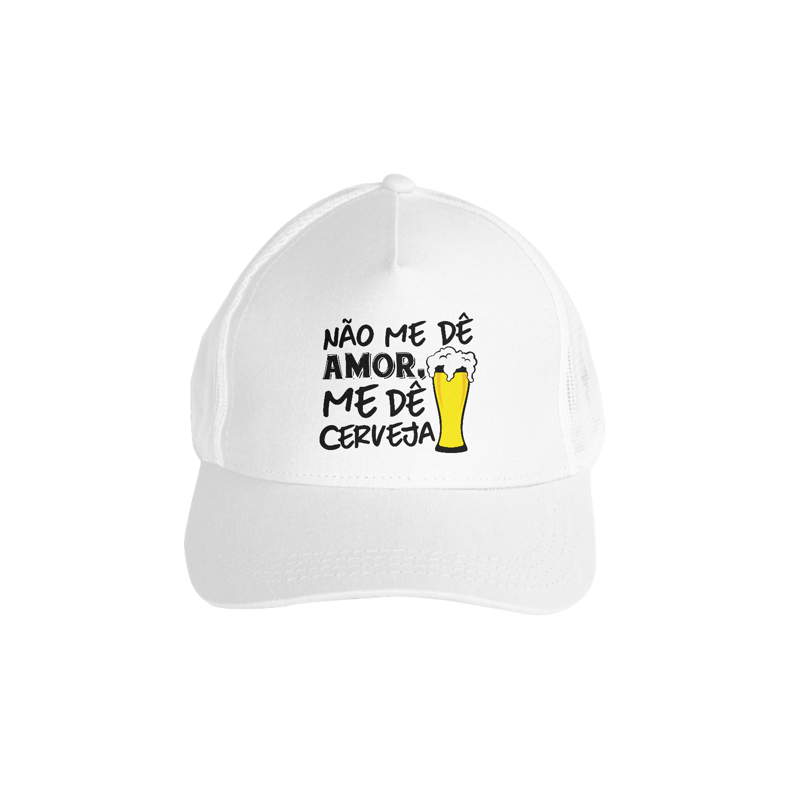 Nome do produto: Boné Americano Carnaval Me dê Cerveja M02