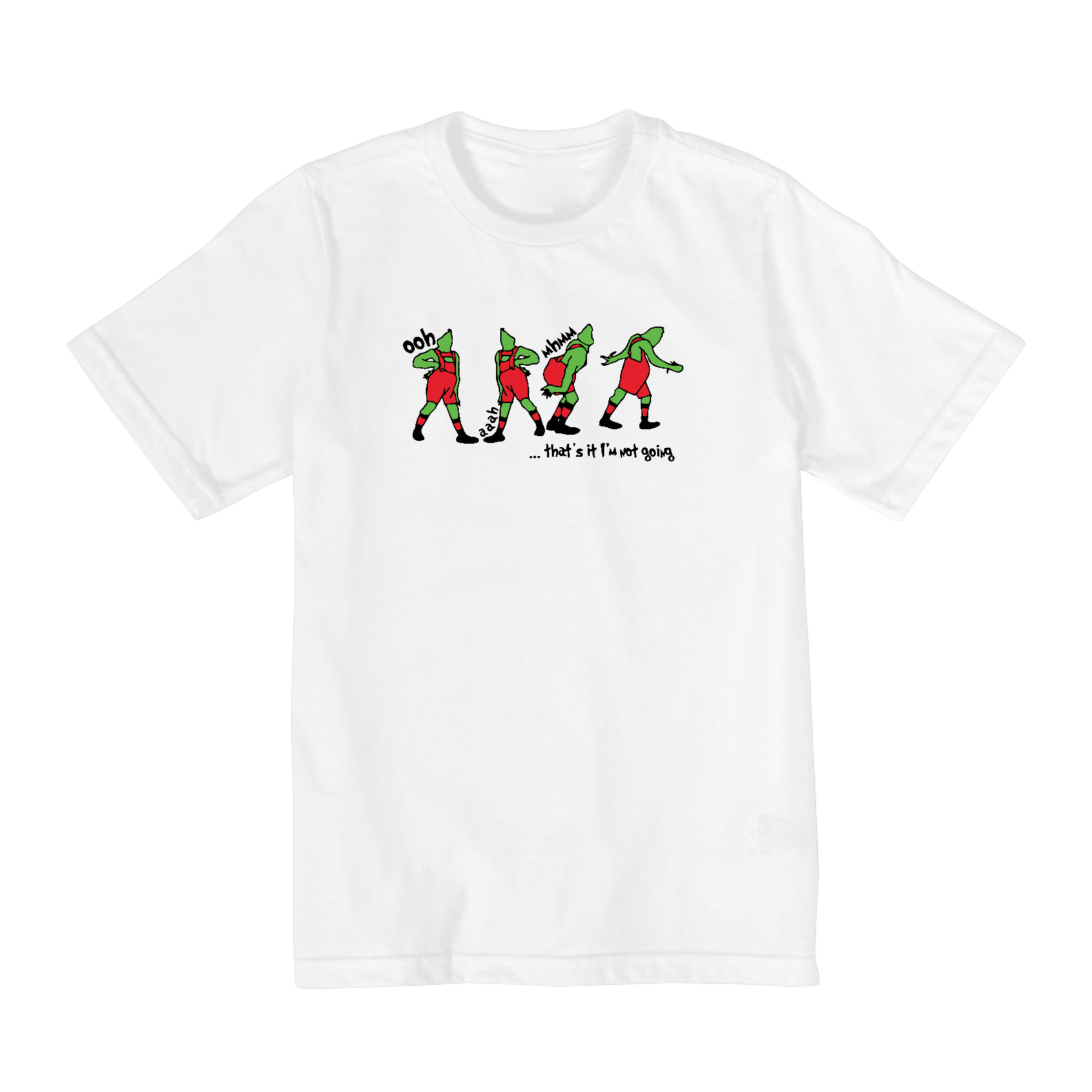 Nome do produto: Camiseta Infantil (10 a 14) Grinch Thats It Im Not Going