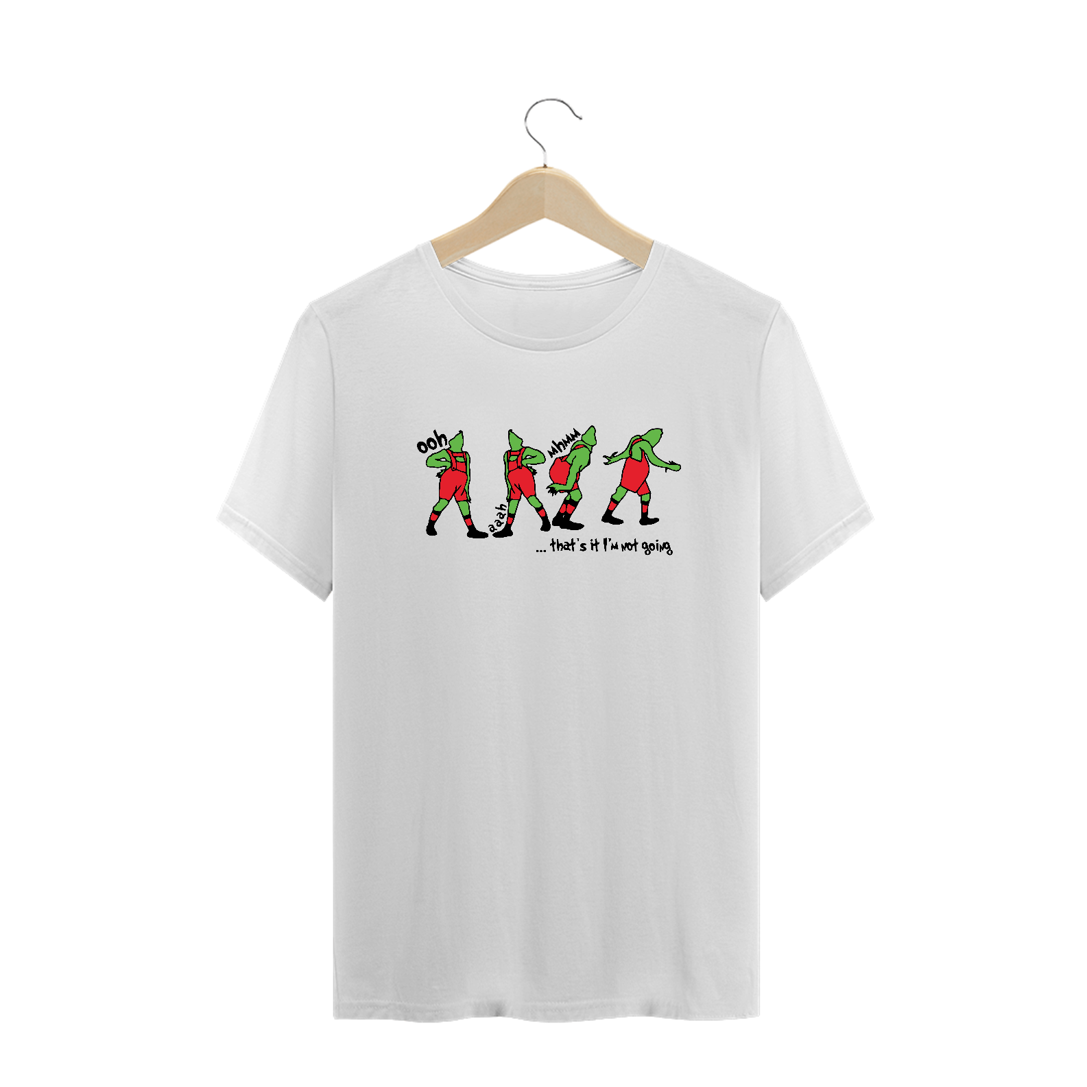 Nome do produto: Camiseta Plus Size Grinch Thats It Im Not Going
