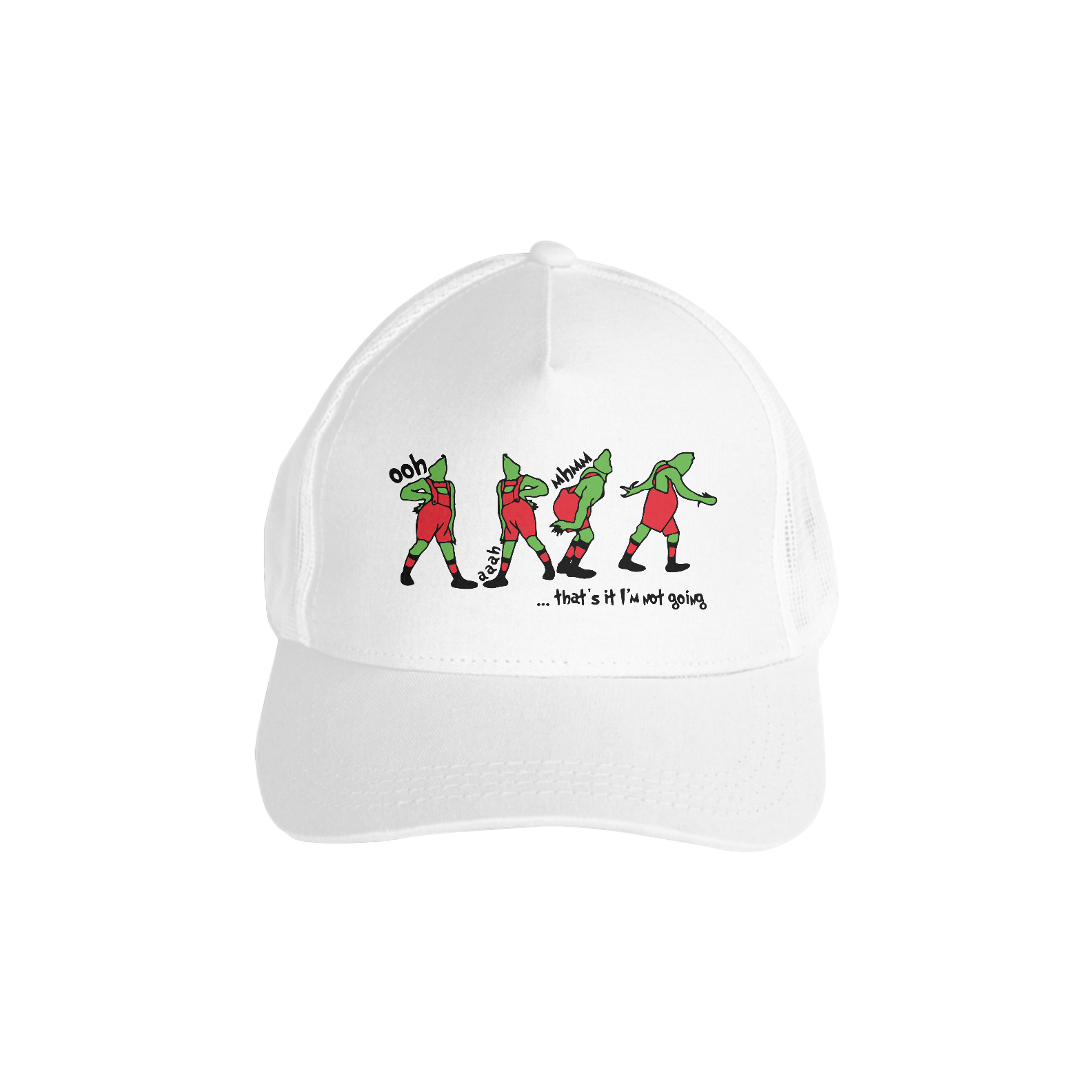 Nome do produto: Boné Americano Grinch Thats It Im Not Going