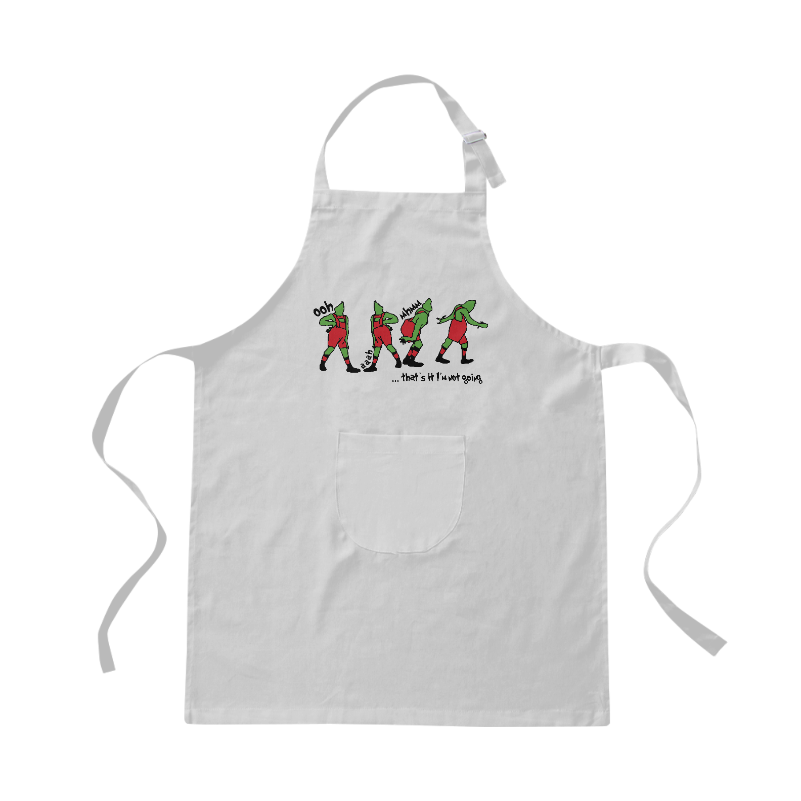 Nome do produto: Avental Grinch Thats It Im Not Going