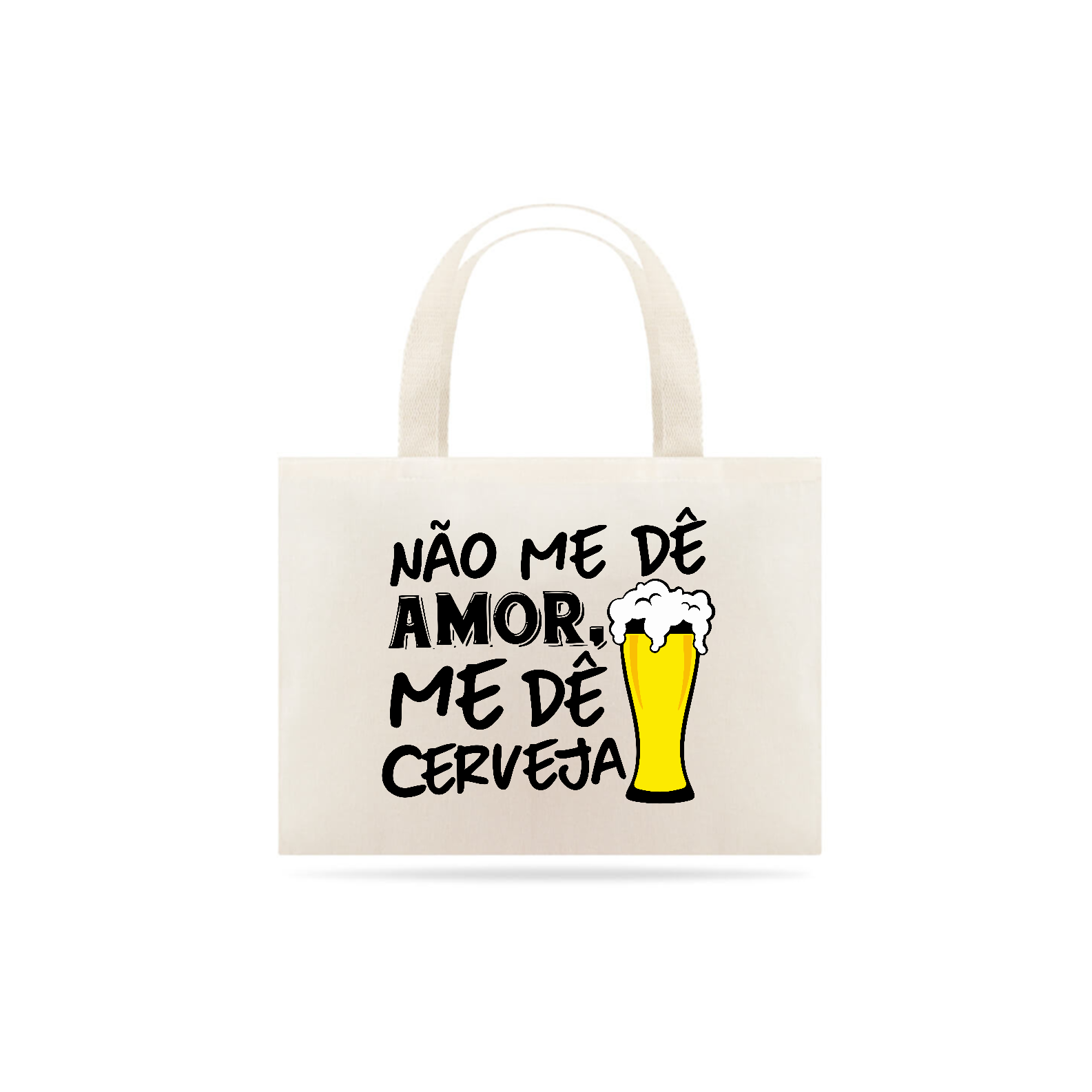 Nome do produto: Eco Bag Carnaval Me dê Cerveja M02