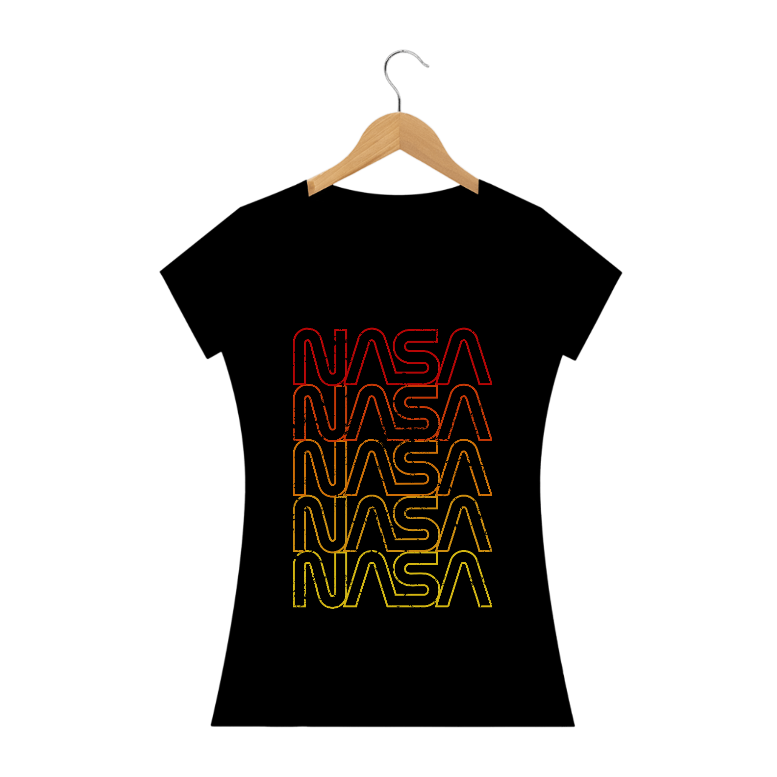 Nome do produto: Baby Long Nasa Logo Arco íris Grunge