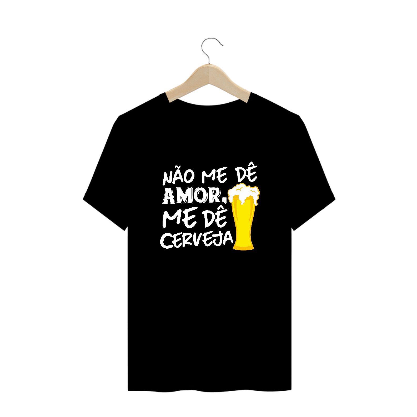 Nome do produto: Camiseta Plus Size Carnaval Me Dê Cerveja M01