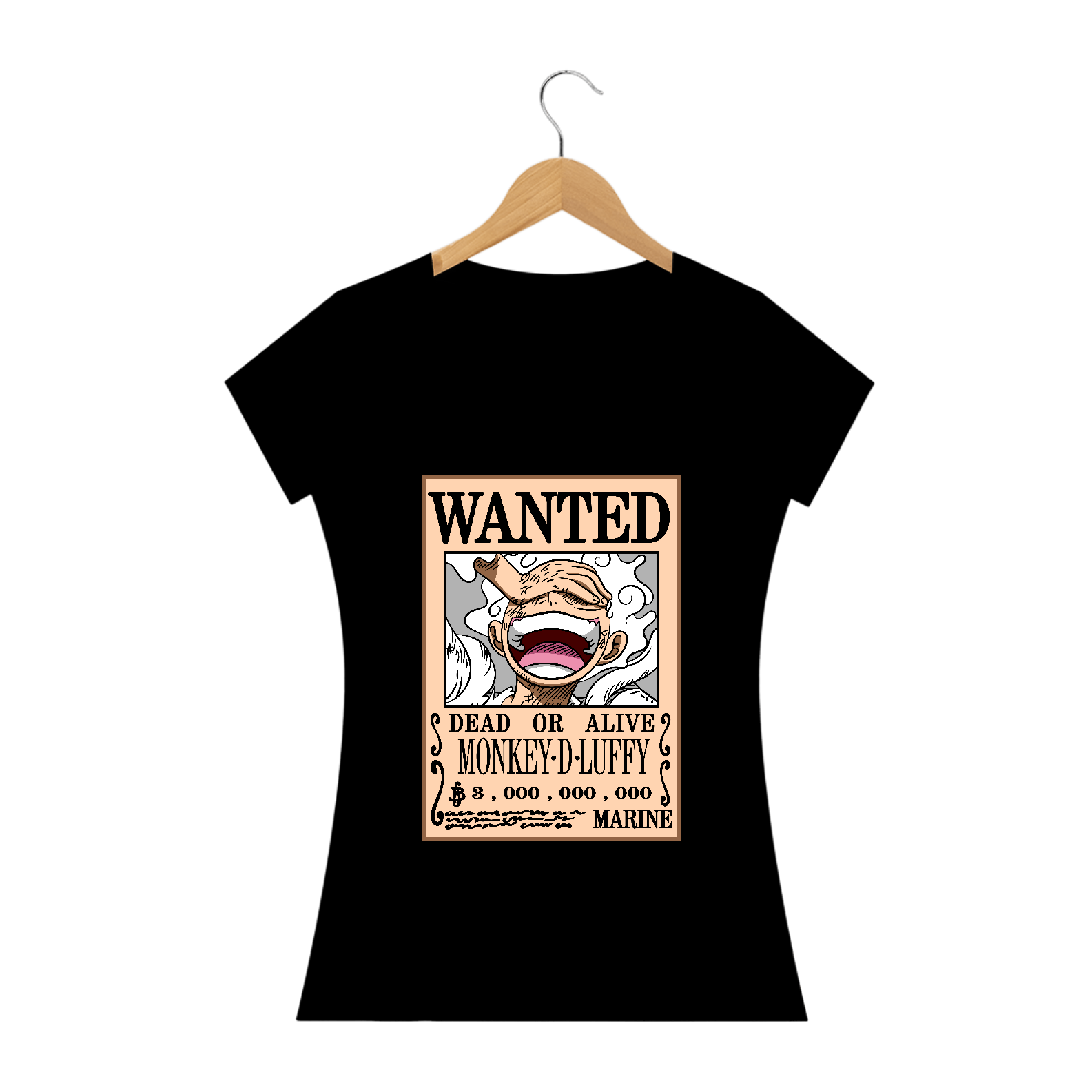 Nome do produto: Baby Look One Piece Procurado Luffy