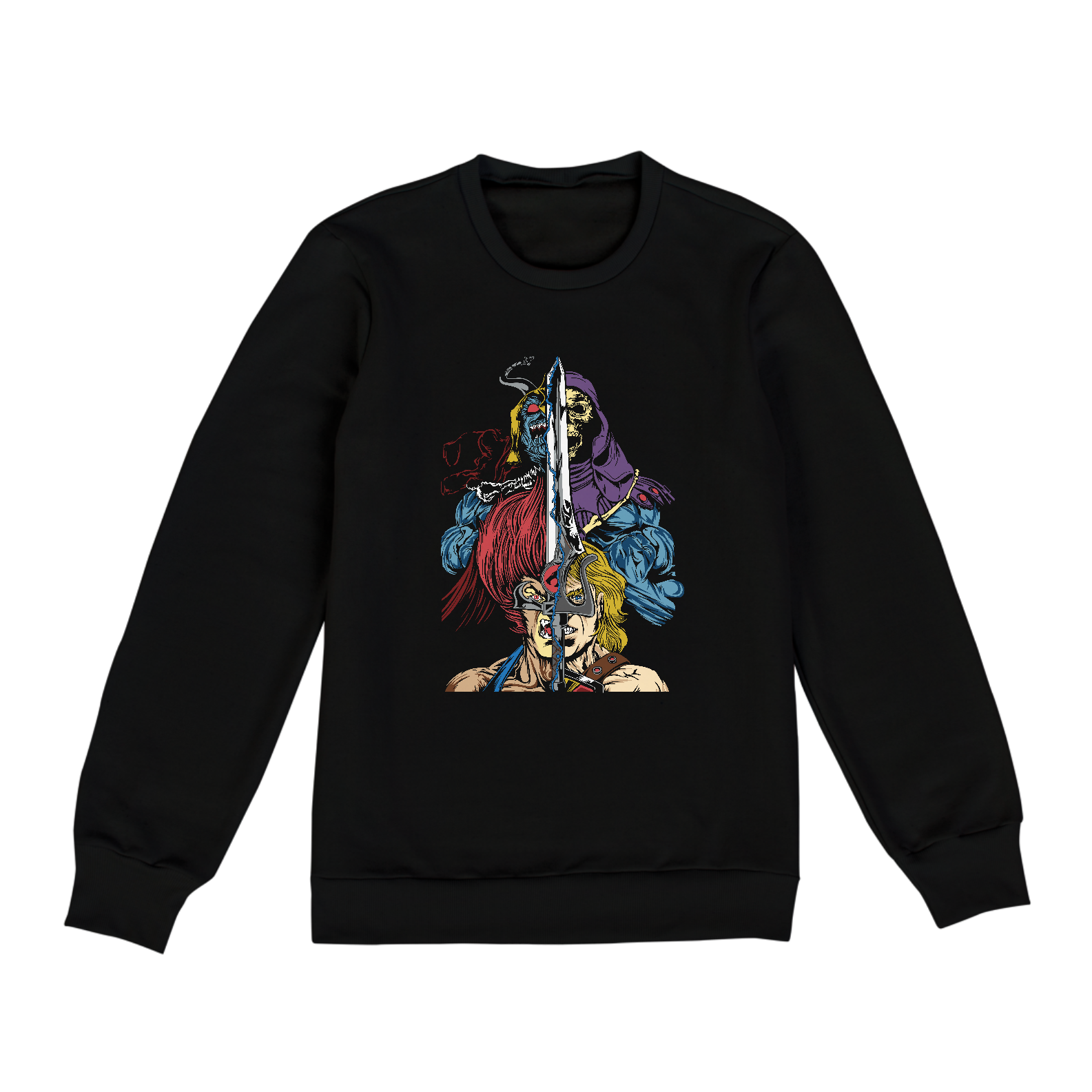 Nome do produto: Moletom Unissex Thundercats e He-Man