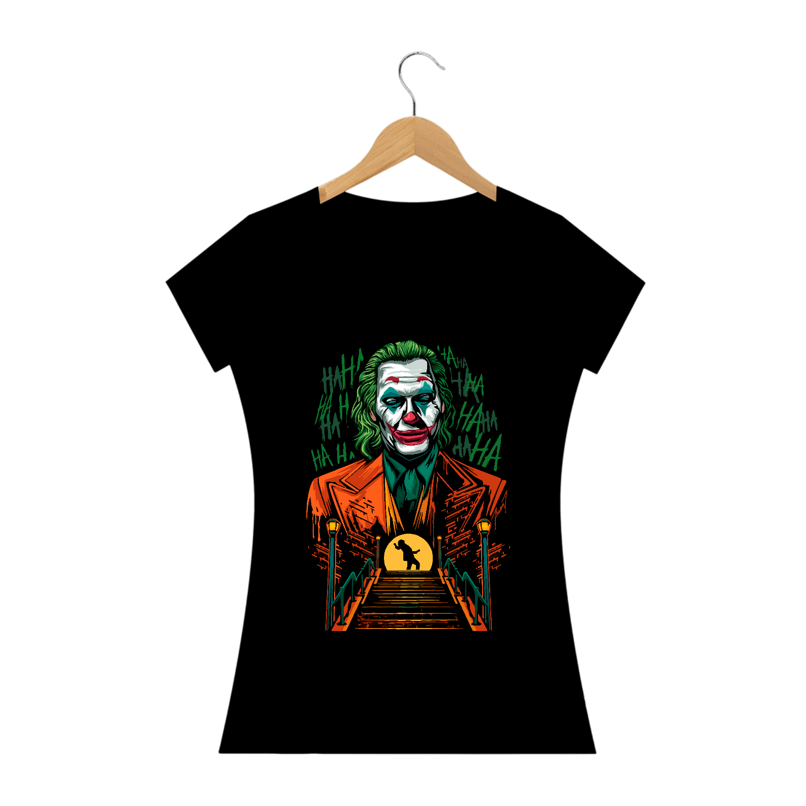 Nome do produto: Baby Look The Joker Escadaria