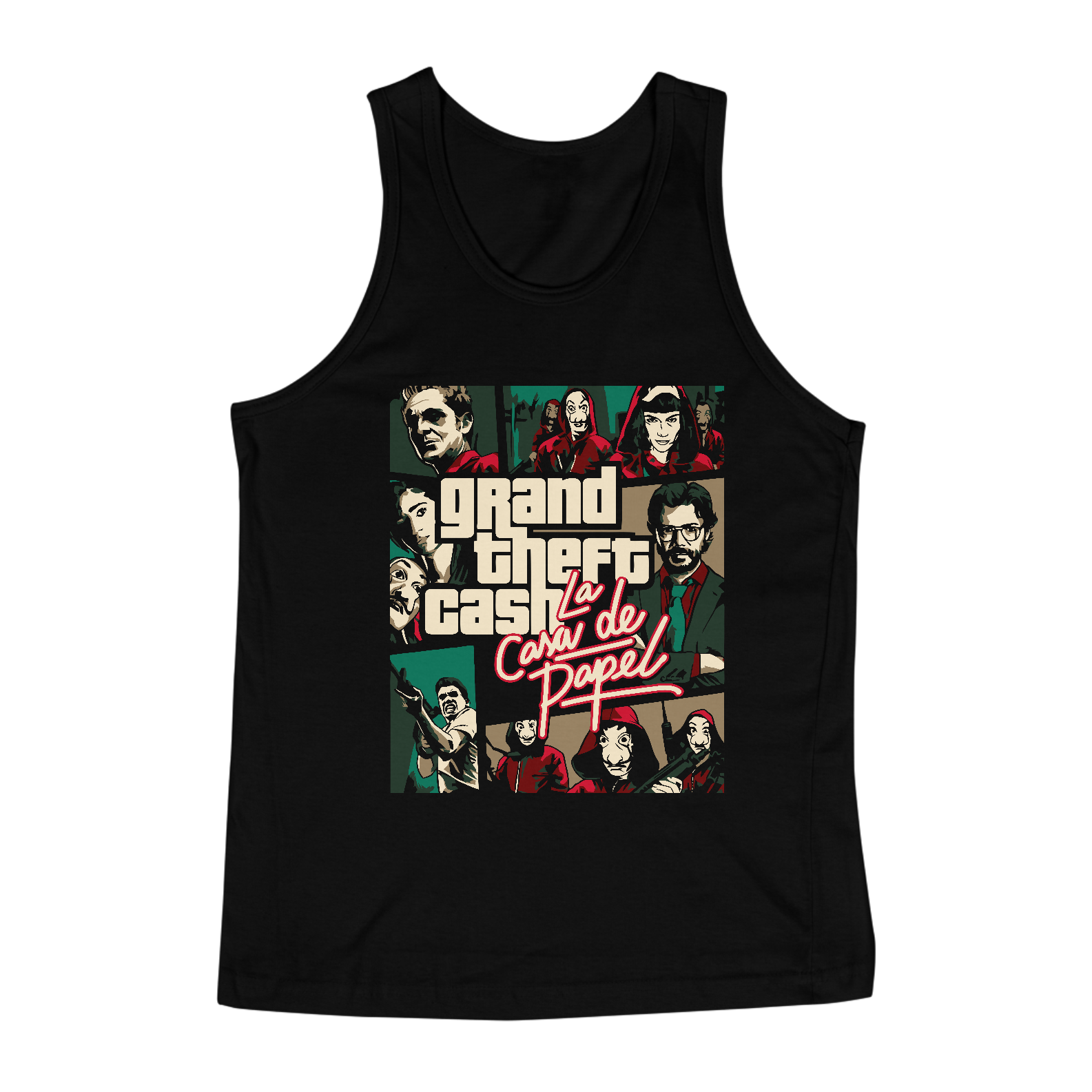 Nome do produto: Regata La Casa de Papel GTA