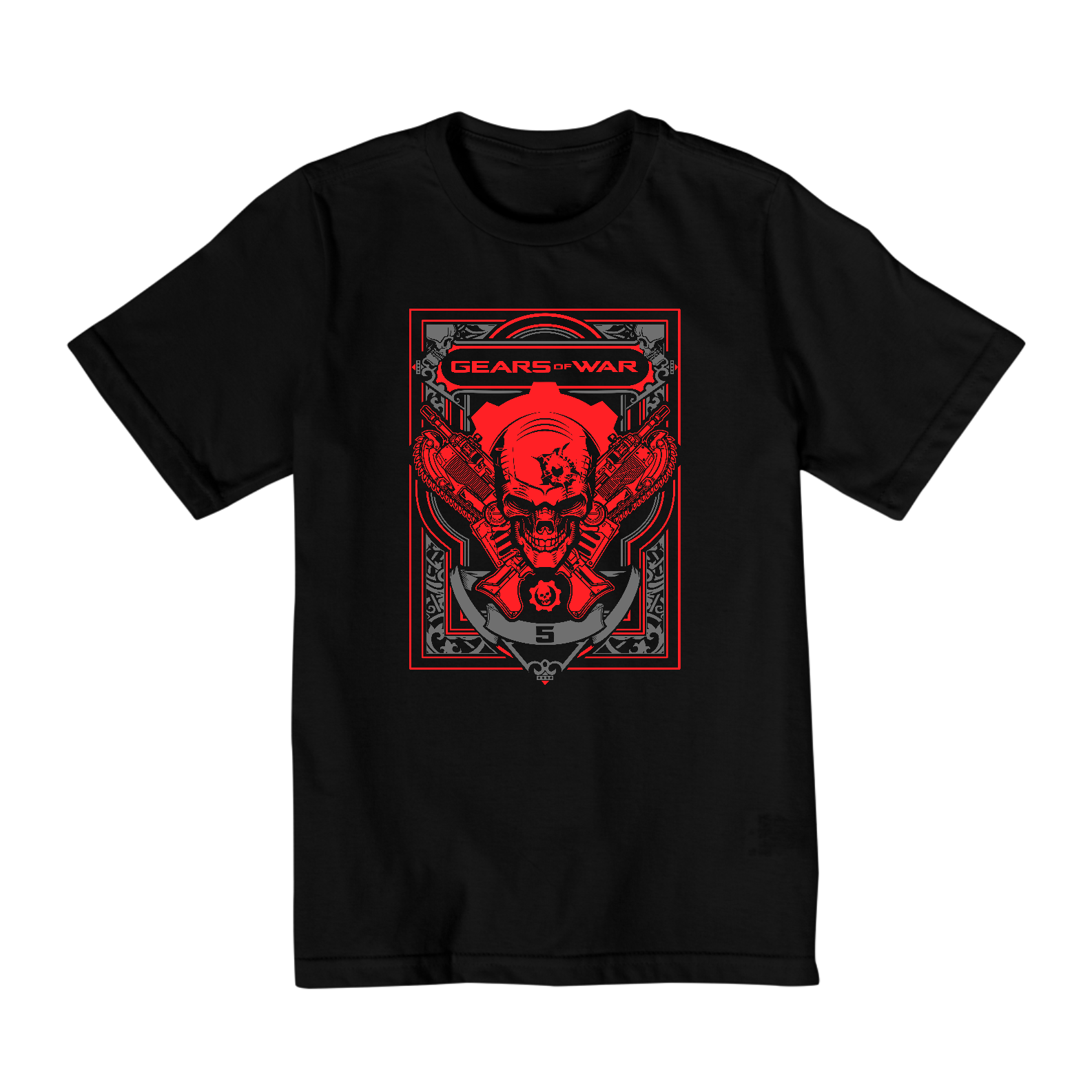 Nome do produto: Camiseta Infantil (10 a 14) Gears of War 5