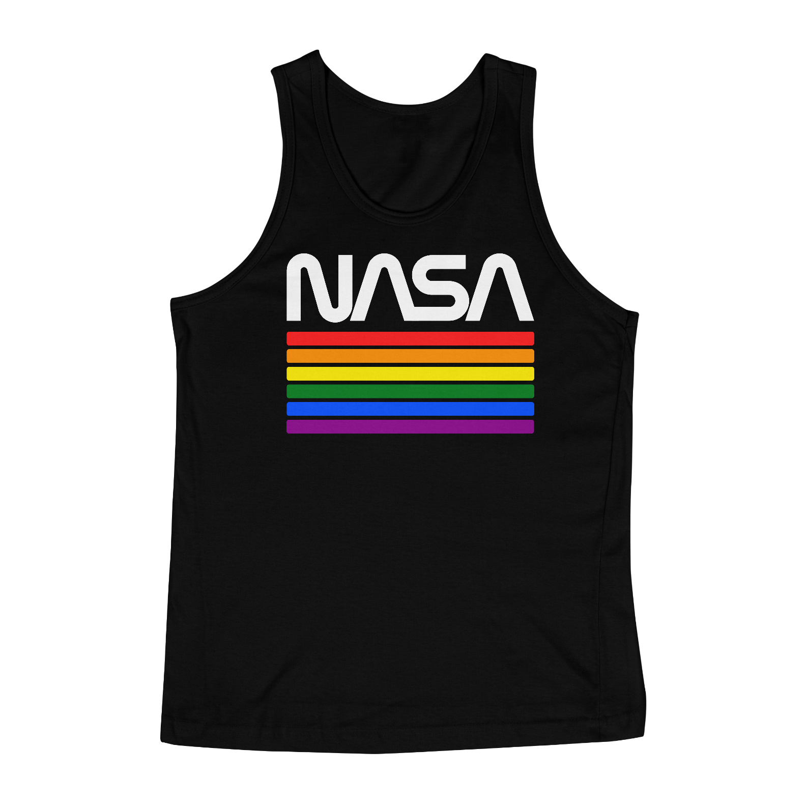 Nome do produto: Regata Nasa LGBT Arco-Íris