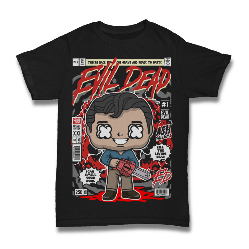 Nome do produto: Camiseta Ash Evil Dead