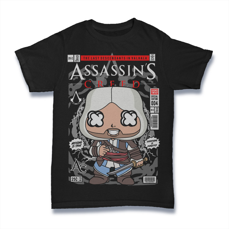Nome do produto: Camiseta Assassin\'s Creed Game Toy