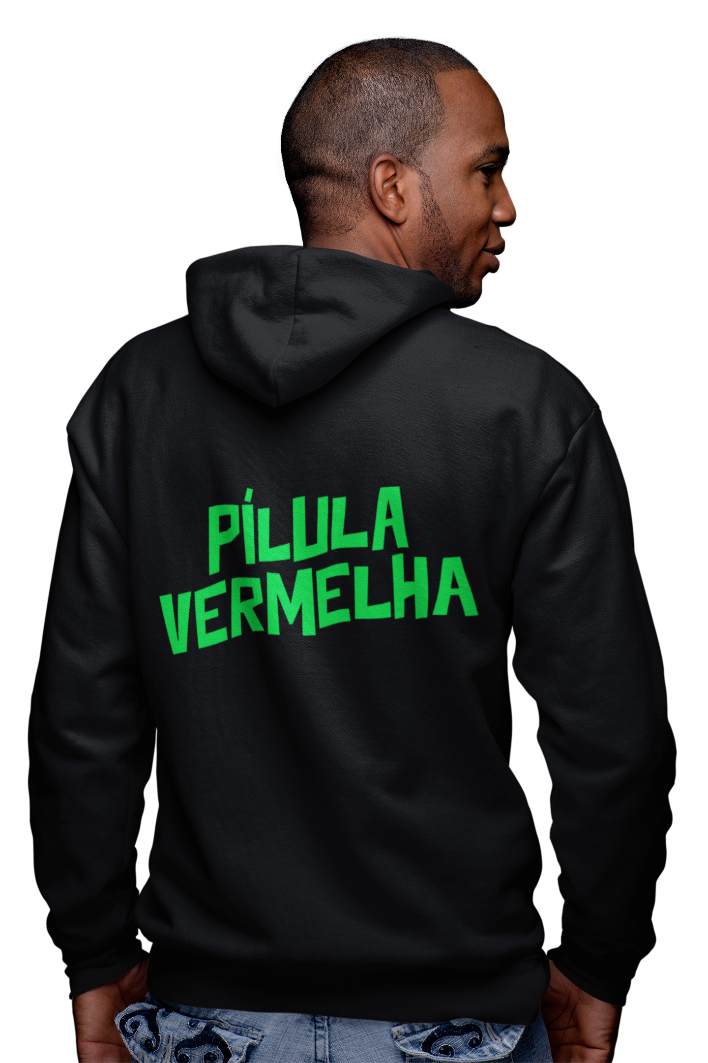 Nome do produto  Moleton Com Ziper e Capuz: Pílula Vermelha