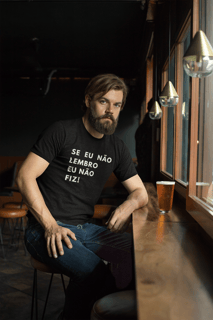 Camiseta Masculina Buteco - Se eu não lembro eu não fiz!