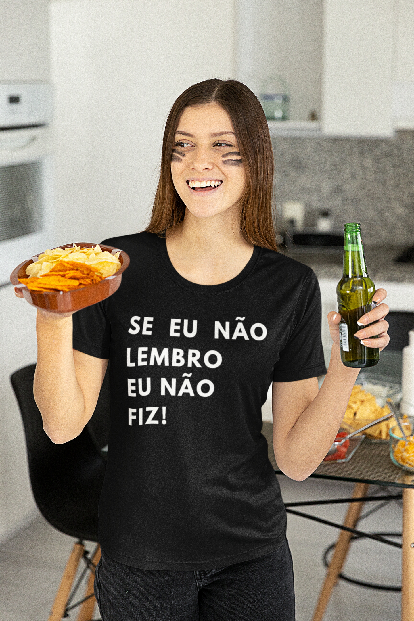 Camiseta Feminina Buteco - Se eu não lembro eu não fiz!