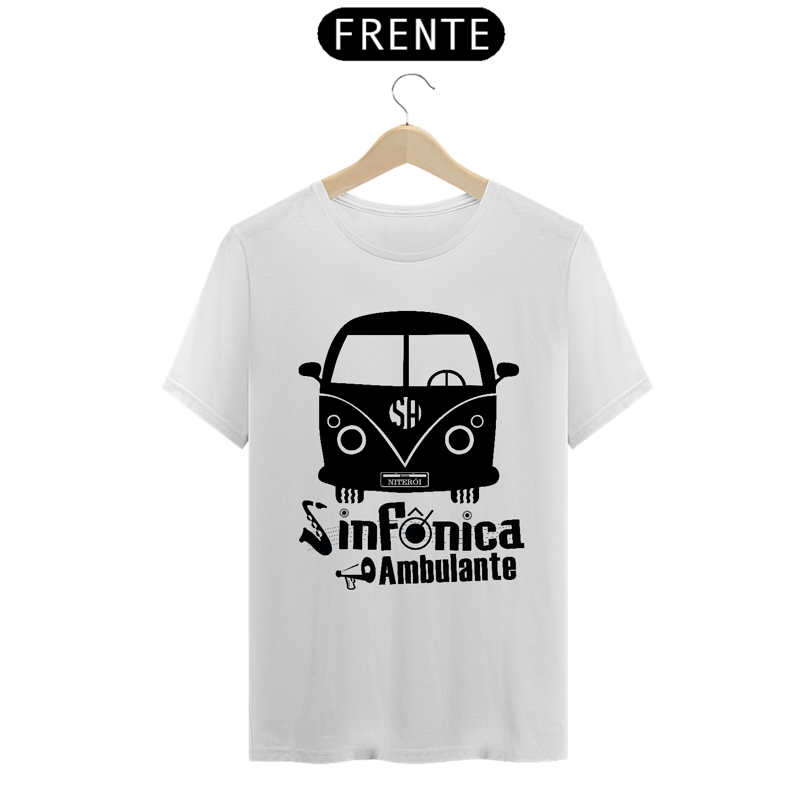 Nome do produto: Sinfônica Ambulante (estampa preta)