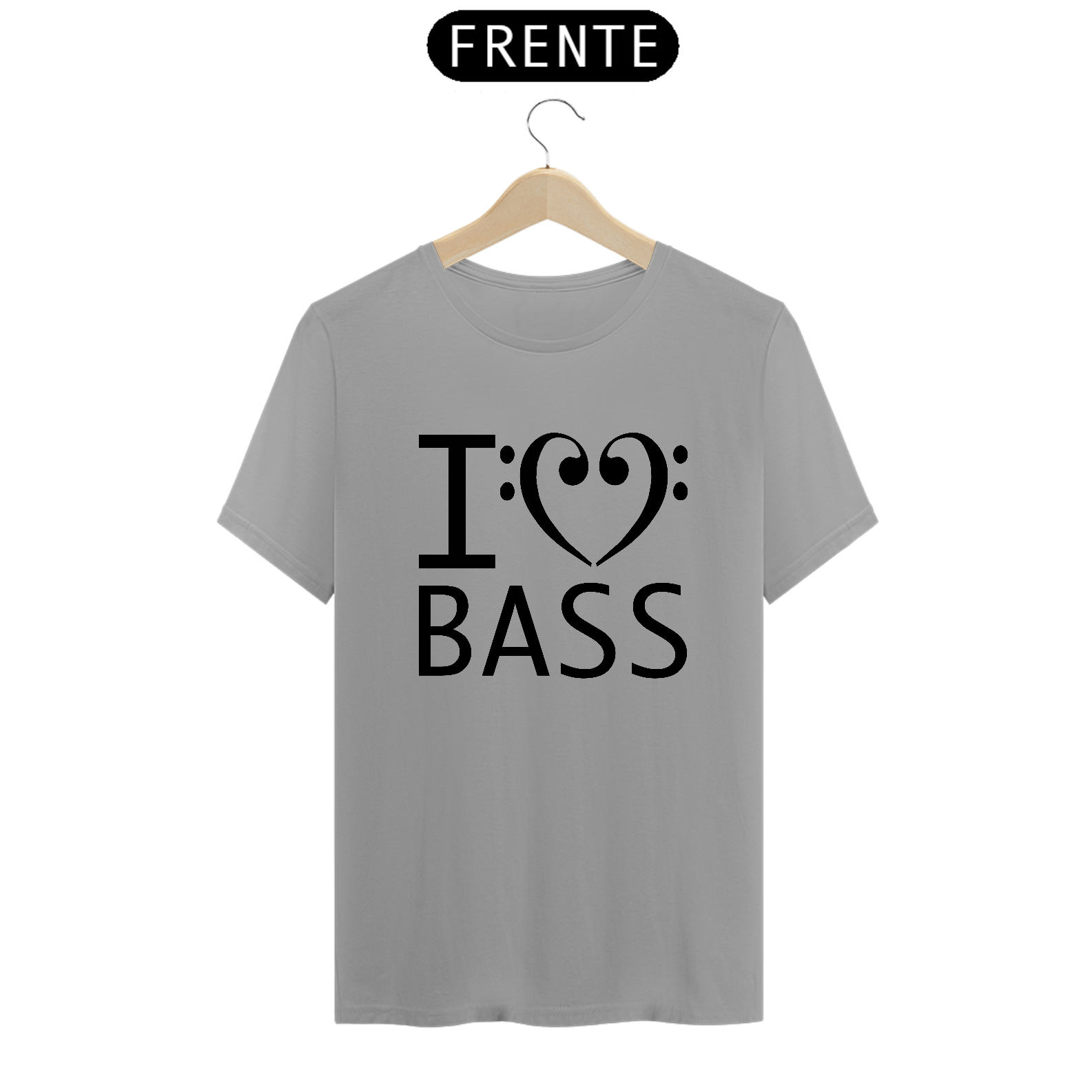 Nome do produto: I Love Bass (branca / cores claras)