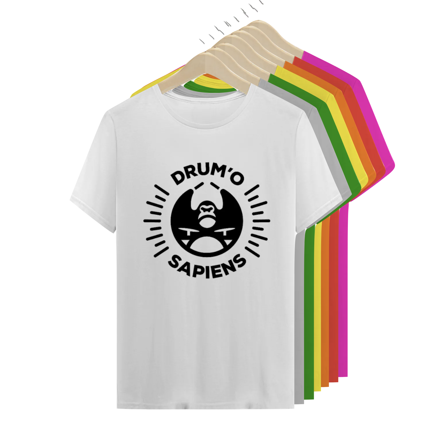 Nome do produto: Camiseta Drum\'o Sapiens (c/ nome)