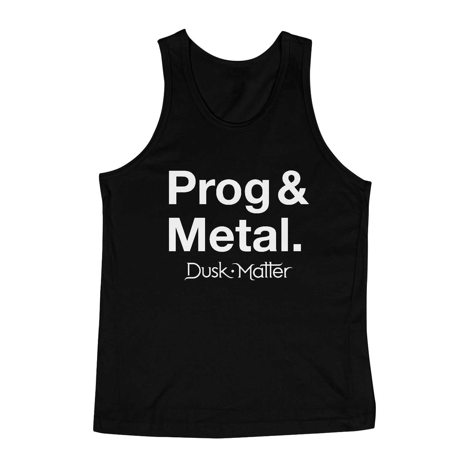 Nome do produto: Banda: Dusk Matter | Modelo: Regata Prog & Metal (preta)