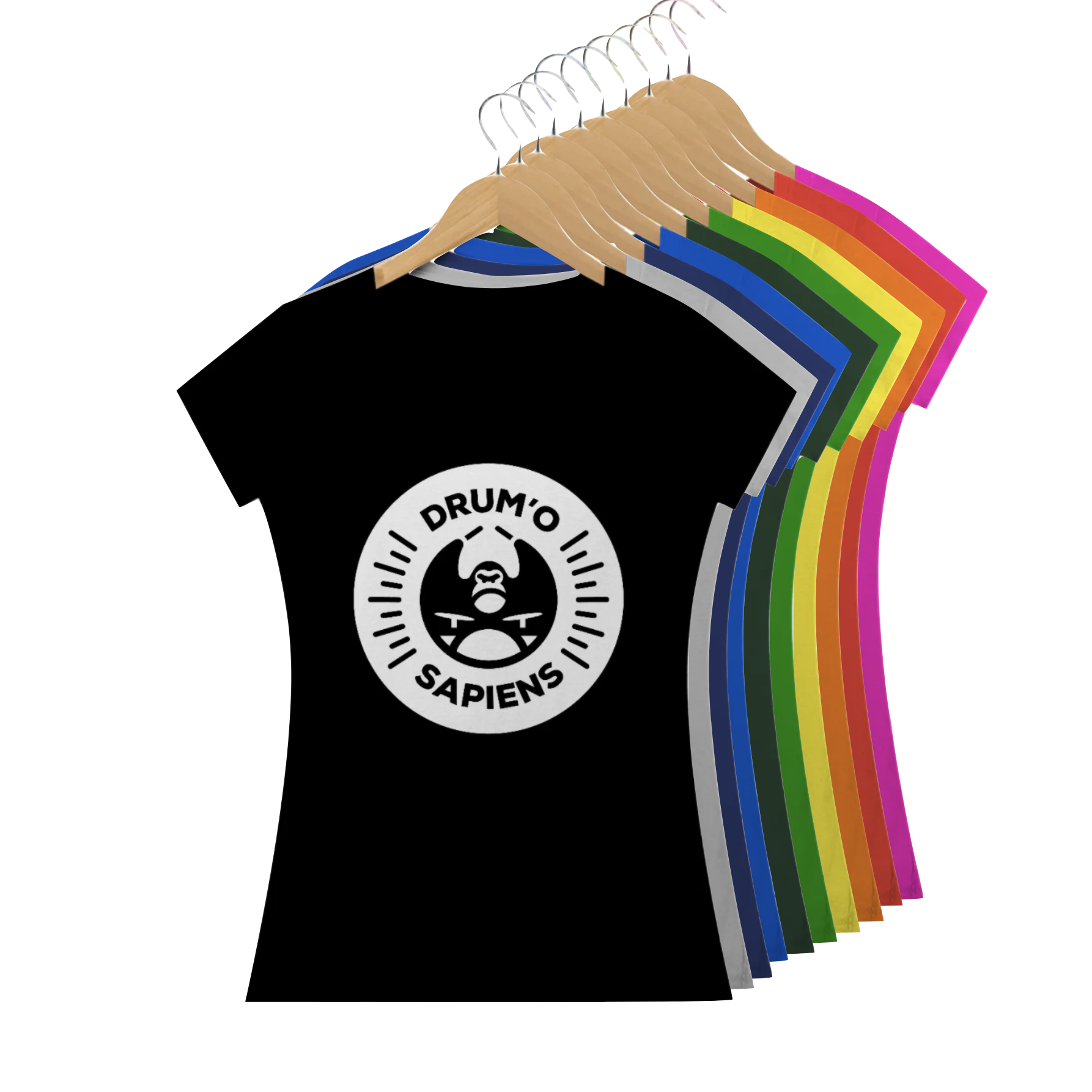 Nome do produto: Baby Look Drum\'o Sapiens vazada (c/ nome)