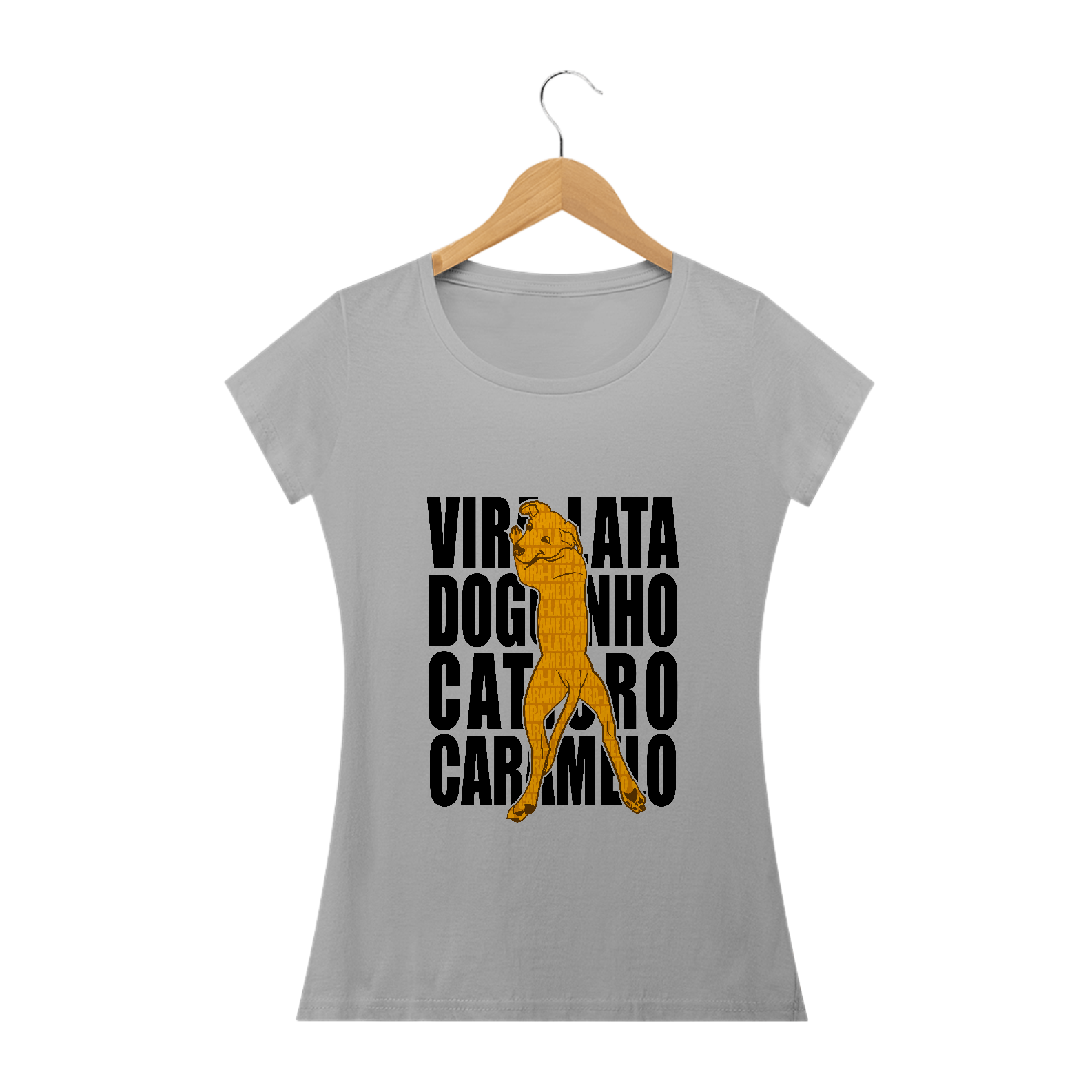 Nome do produto: Camiseta Baby  Look Doguinho Simpaticão 2