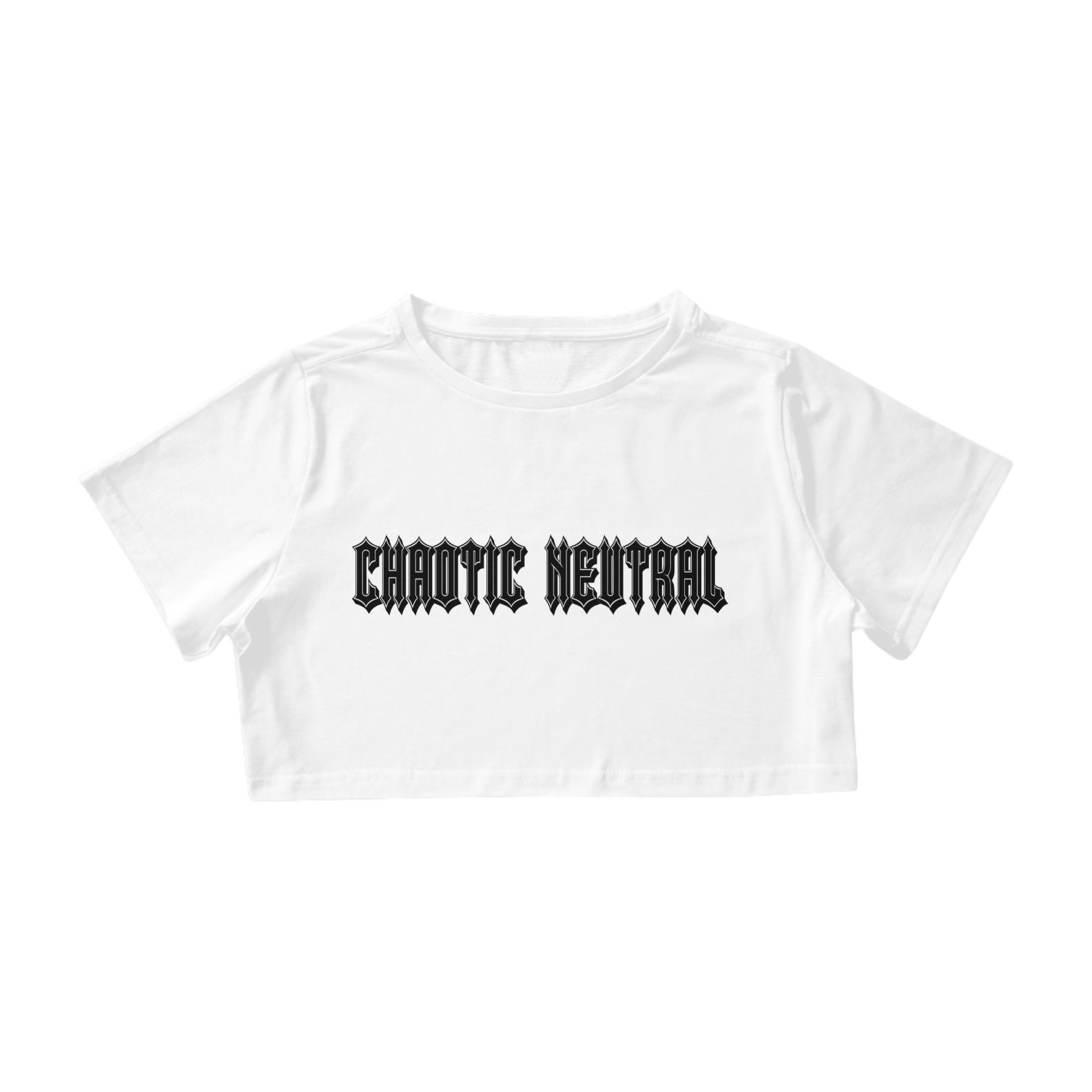 Nome do produto: Chaotic Neutral Cropped branca