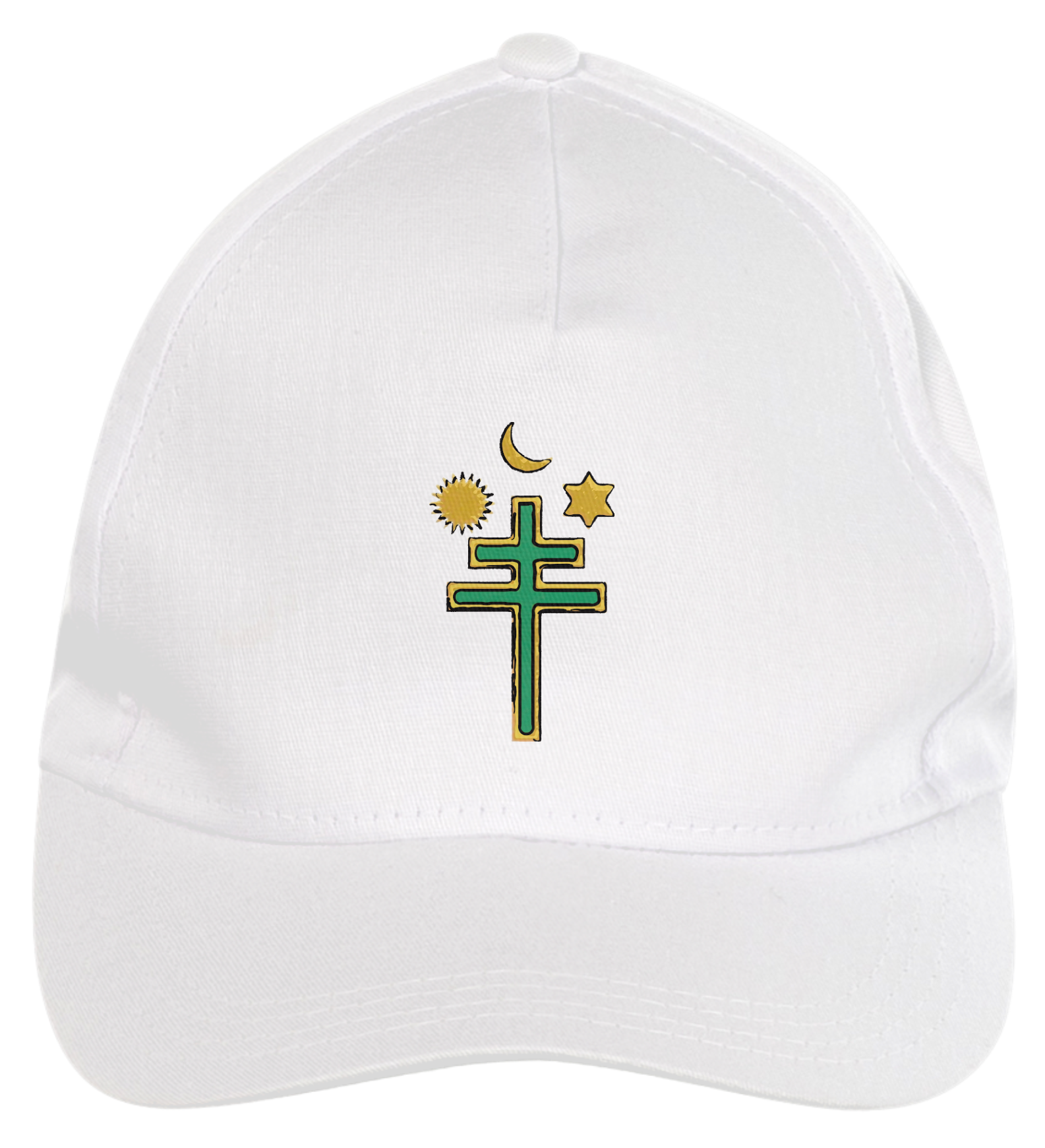 Nome do produto: Boné de Brim Santo daime