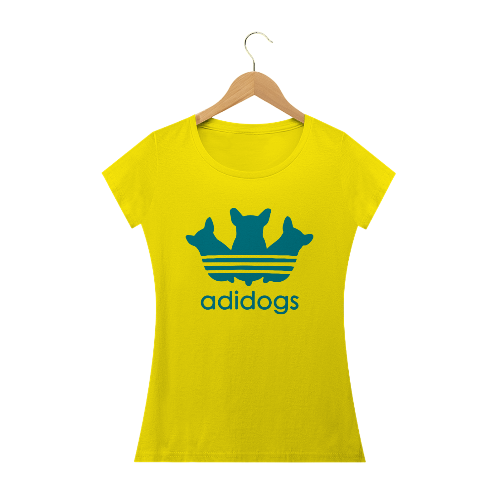 Nome do produto: ADIDOGS GREEN - BABY LOOK