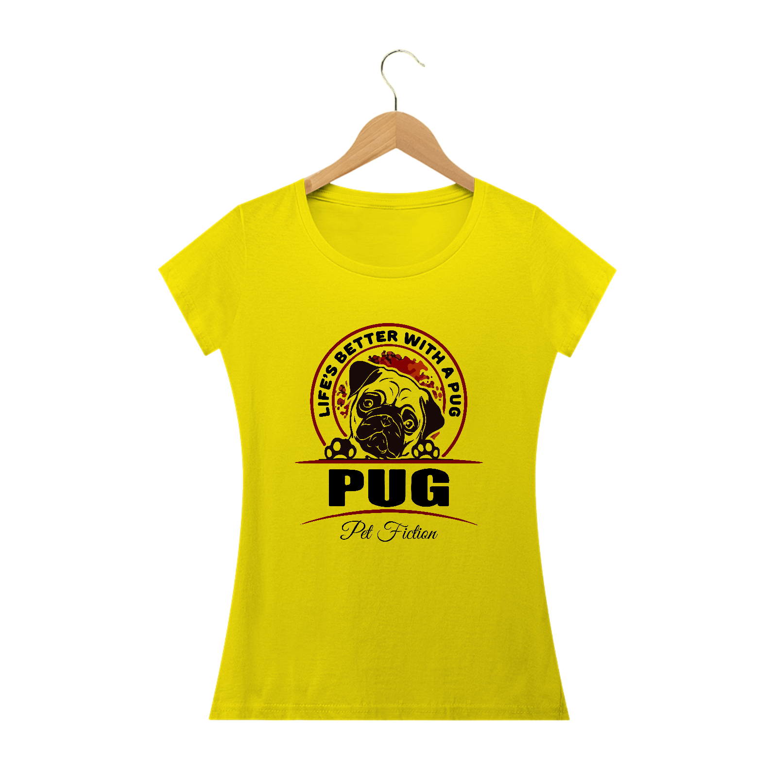 Nome do produto: PUG LIFE - BABY LOOK