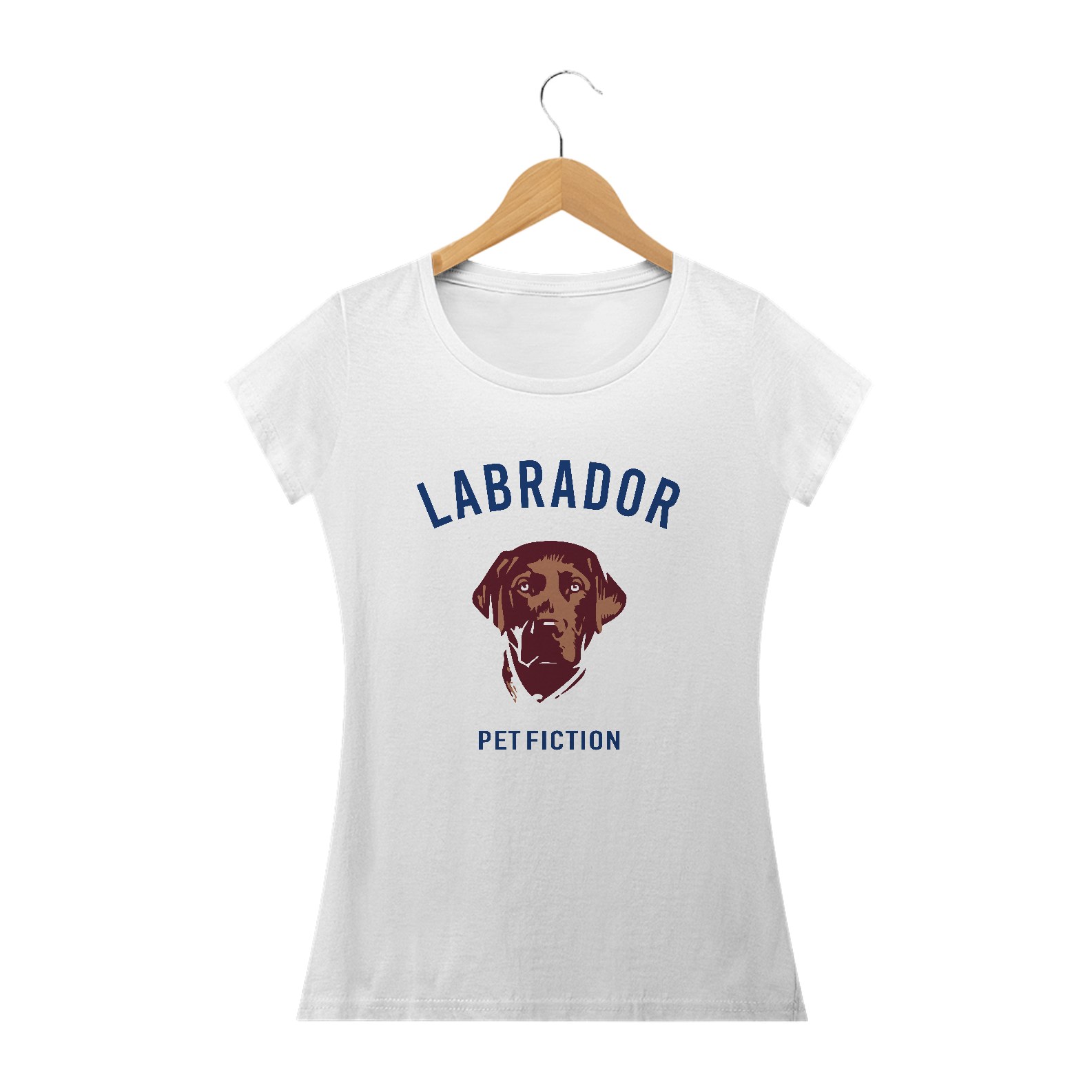Nome do produto: LABRADOR ORIGINAL MALHA AVELUDADA - BABY LOOK