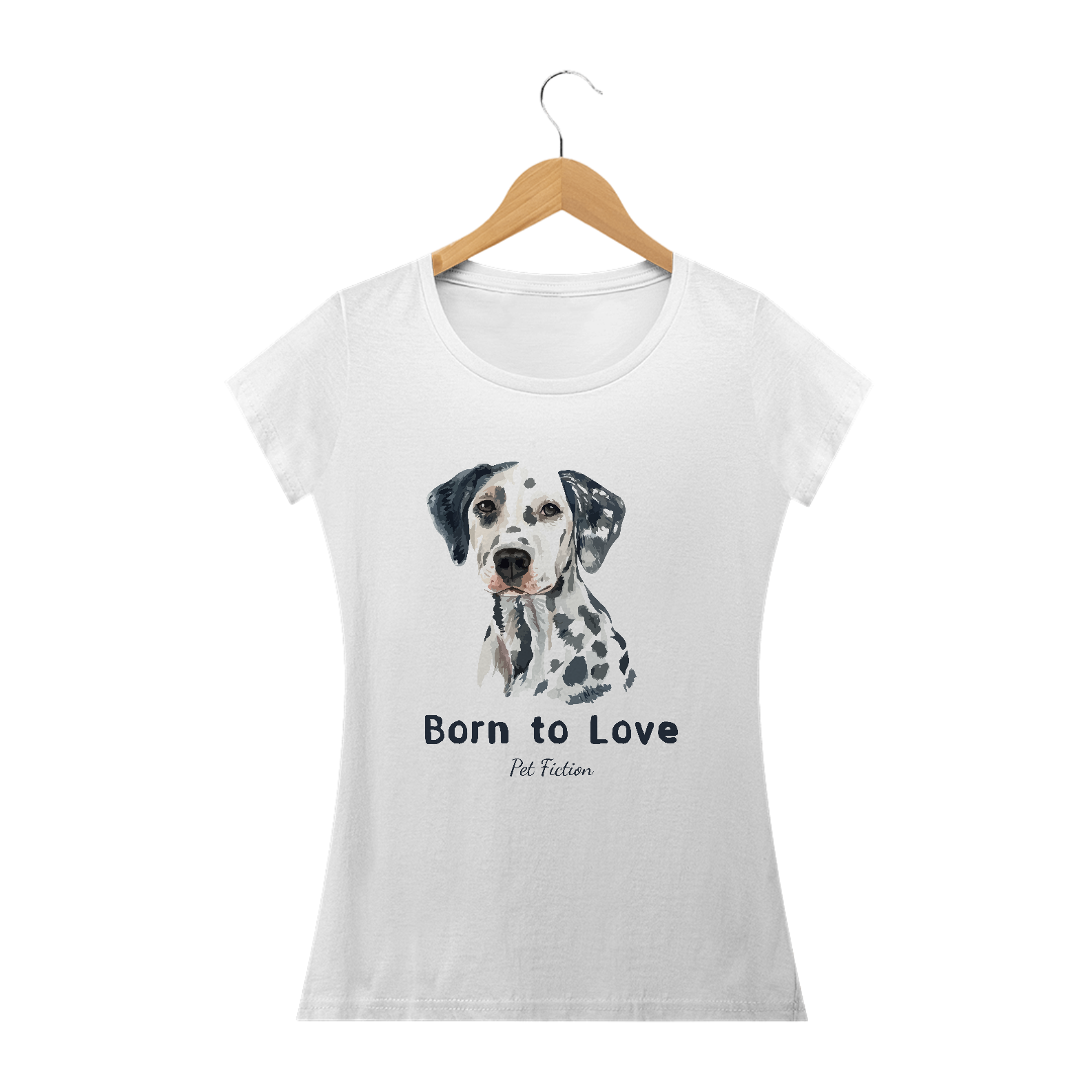Nome do produto: DALMATIAN PINTURA MALHA AVELUDADA - BABY LOOK
