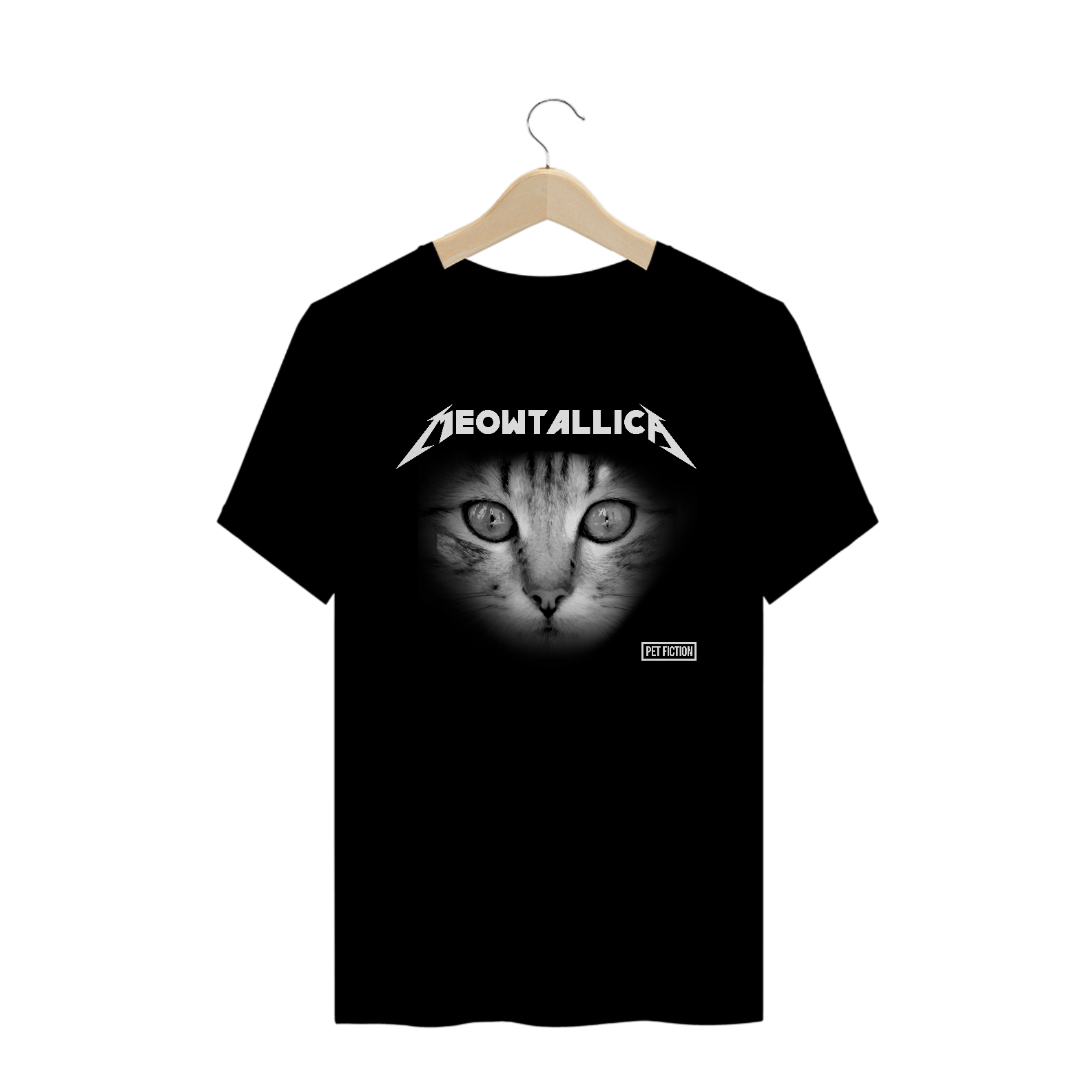 Nome do produto: MEOWTALLICA MALHA AVELUDADA - UNISSEX