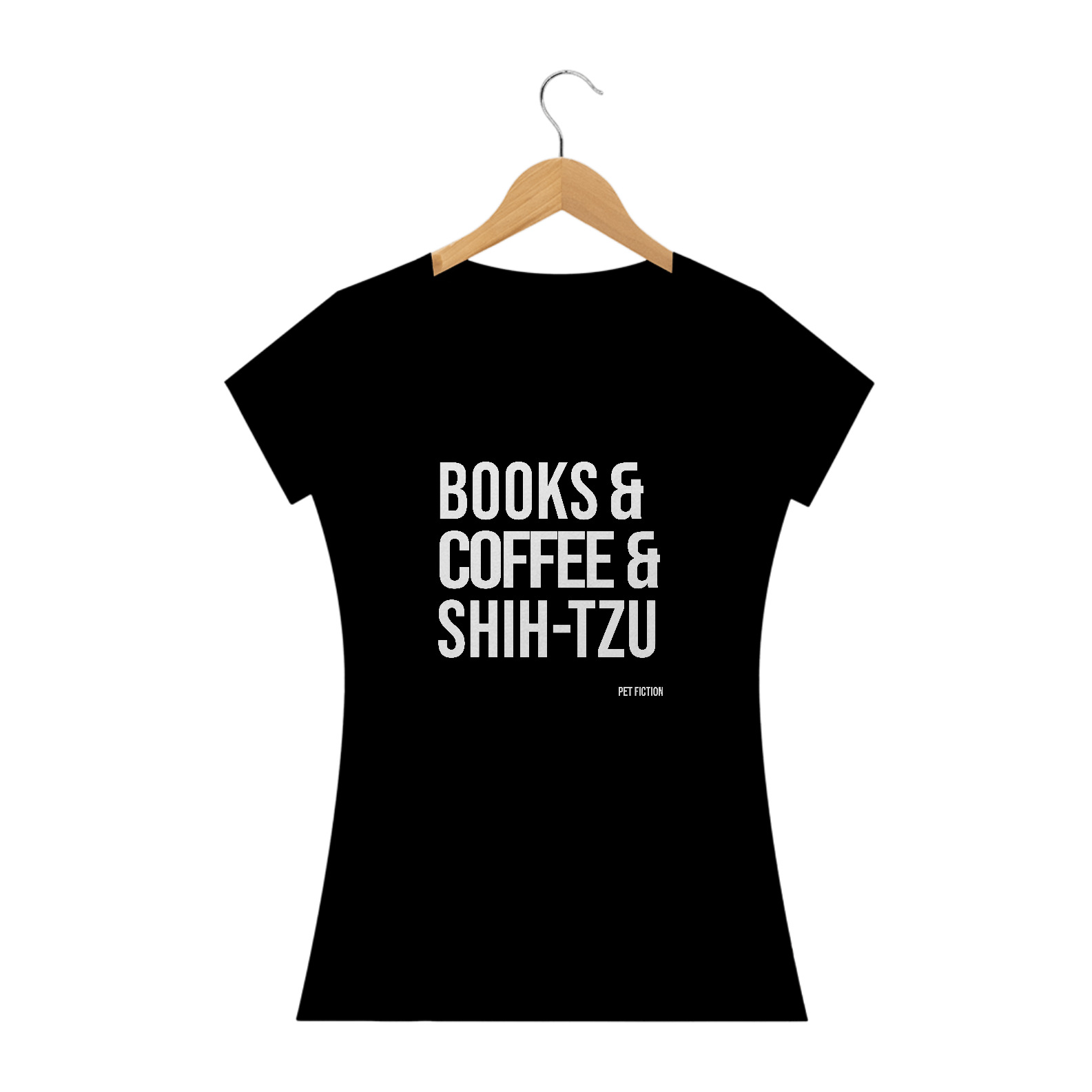 Nome do produto: BOOKS COFFEE SHIHTZU - BABY LOOK