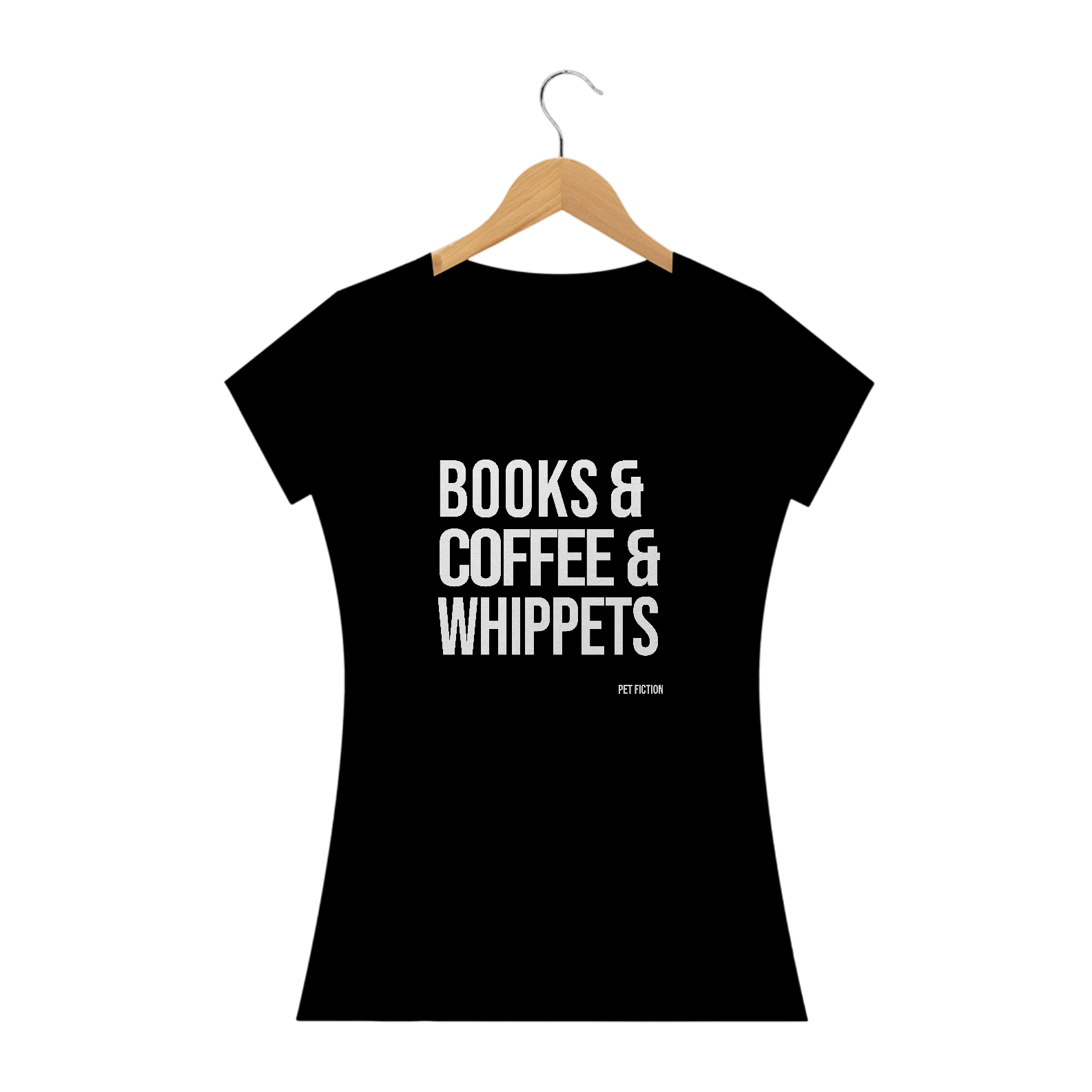 Nome do produto: BOOKS COFFEE WHIPPETS - BABY LOOK