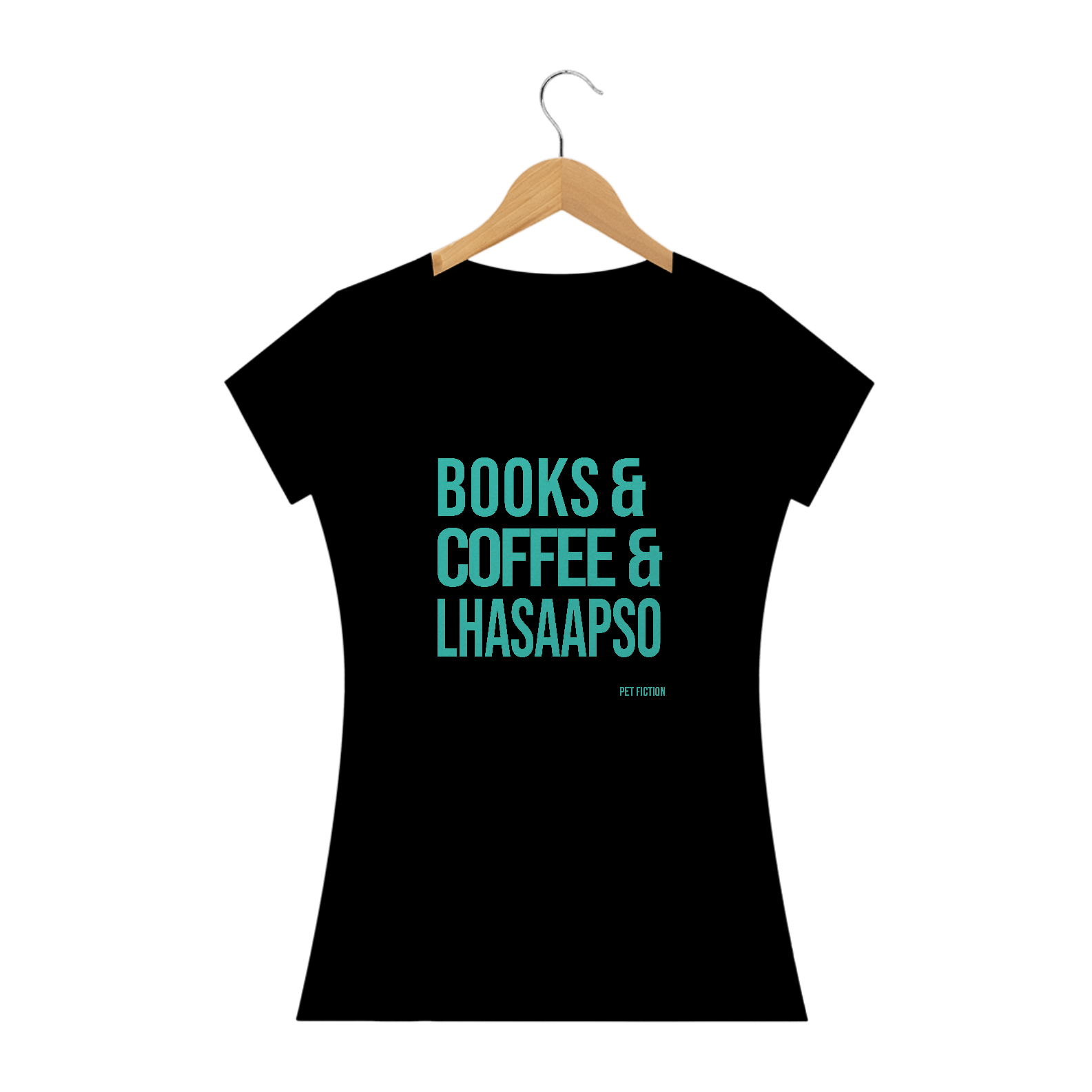 Nome do produto: BOOKS COFFEE LHASA APSO - BABY LOOK