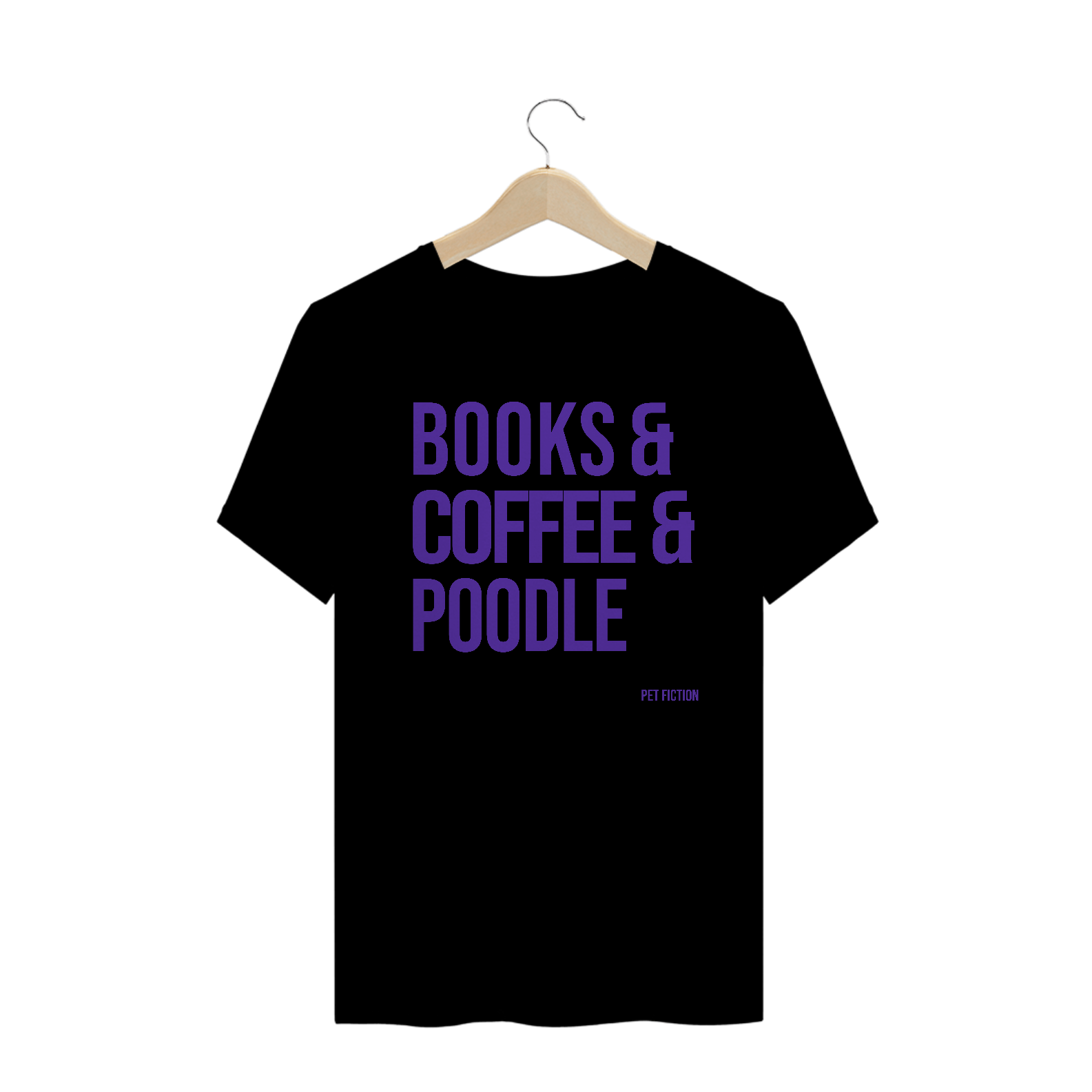 Nome do produto: BOOKS COFFEE POODLE - UNISSEX