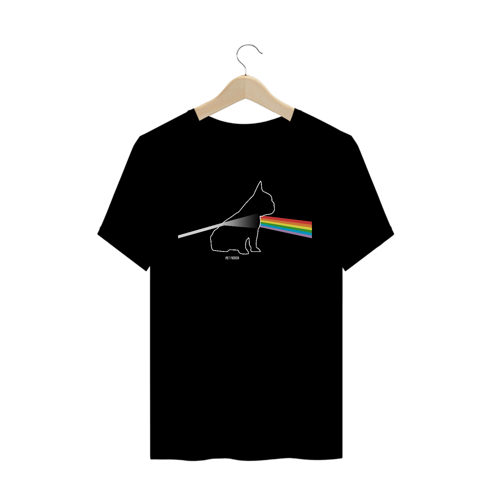 Nome do produto: BULDOGUE FRANCES PINK FLOYD - UNISSEX