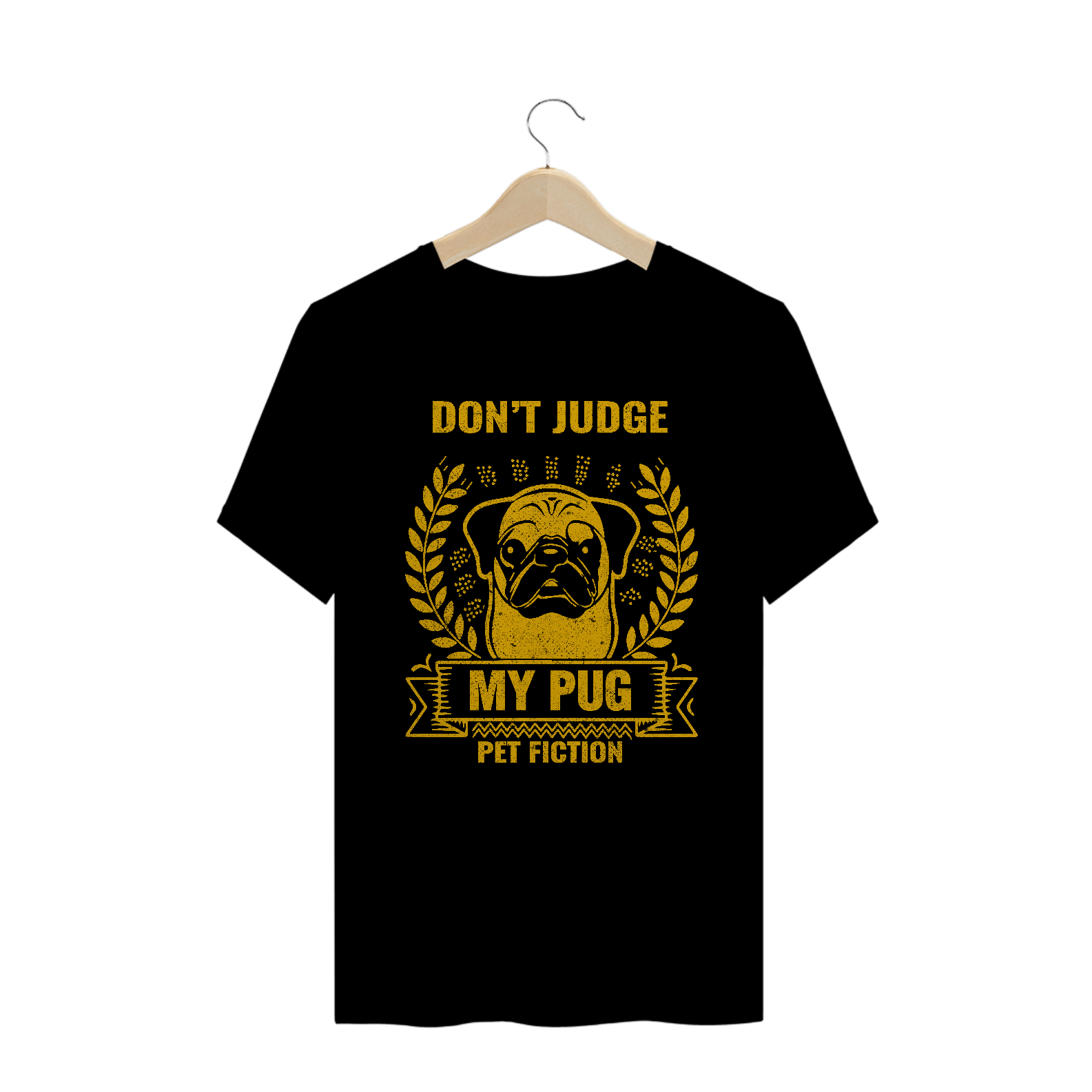 Nome do produto: PUG DONT JUDGE ME - UNISSEX