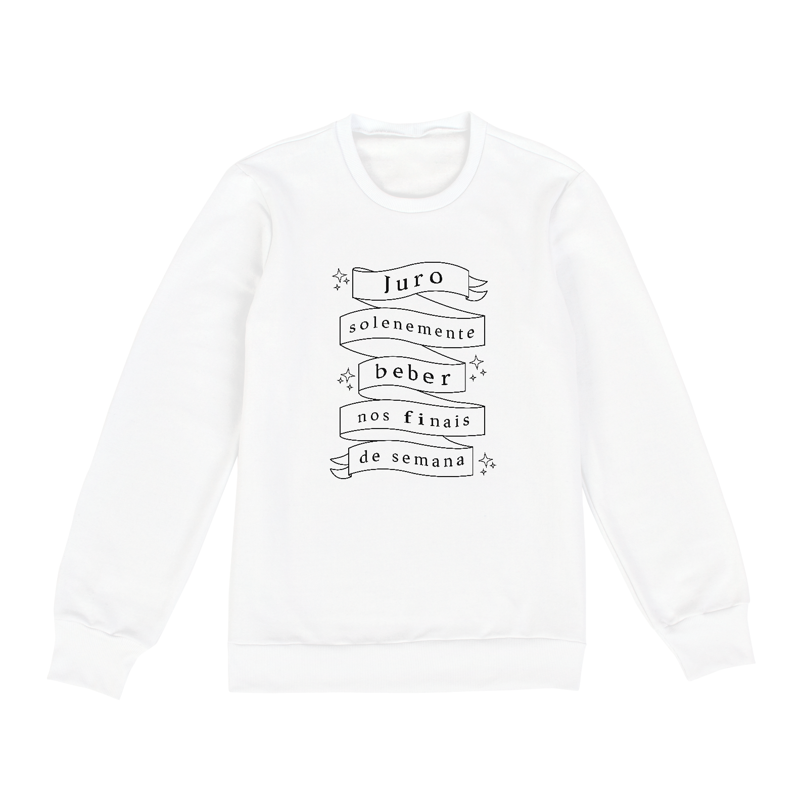 Nome do produto: juro solenemente beber nos finais de semana - Moletom