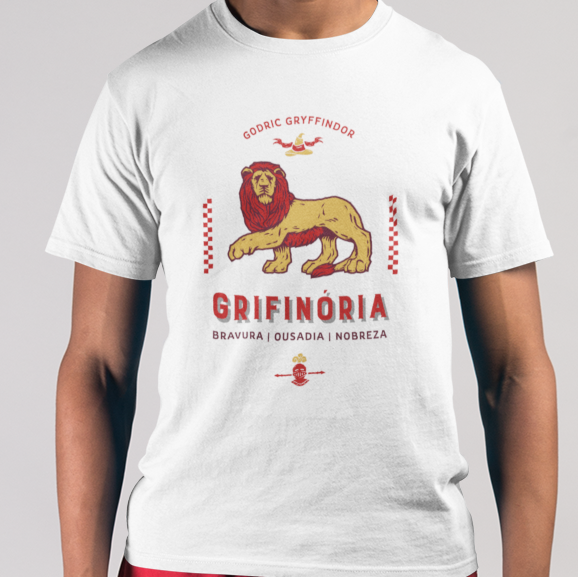 Nome do produto: Grifinória - Camiseta