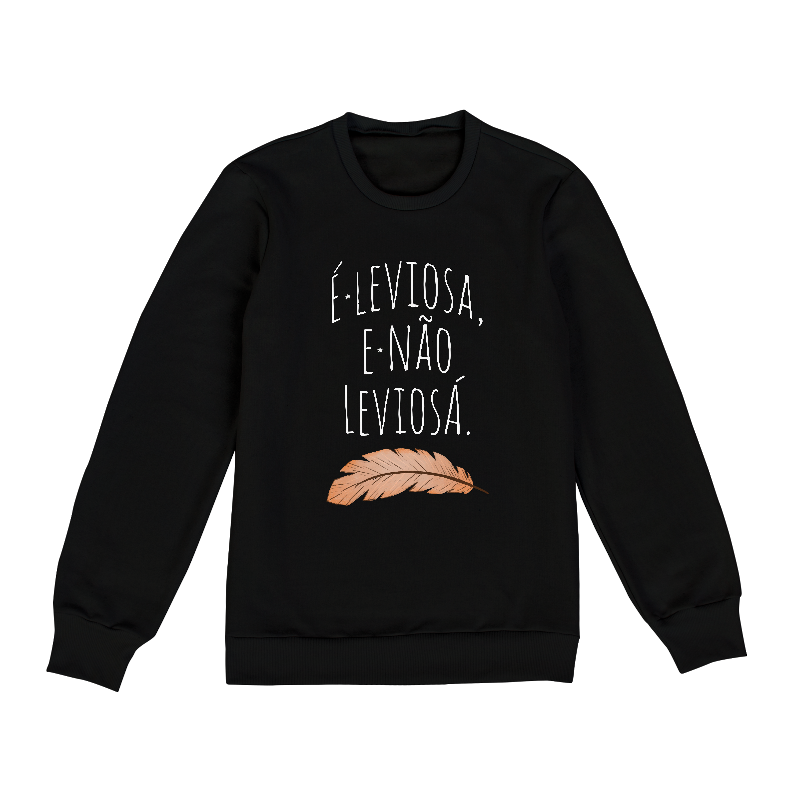 Nome do produto: É Leviosa, não Leviosá - Moletom