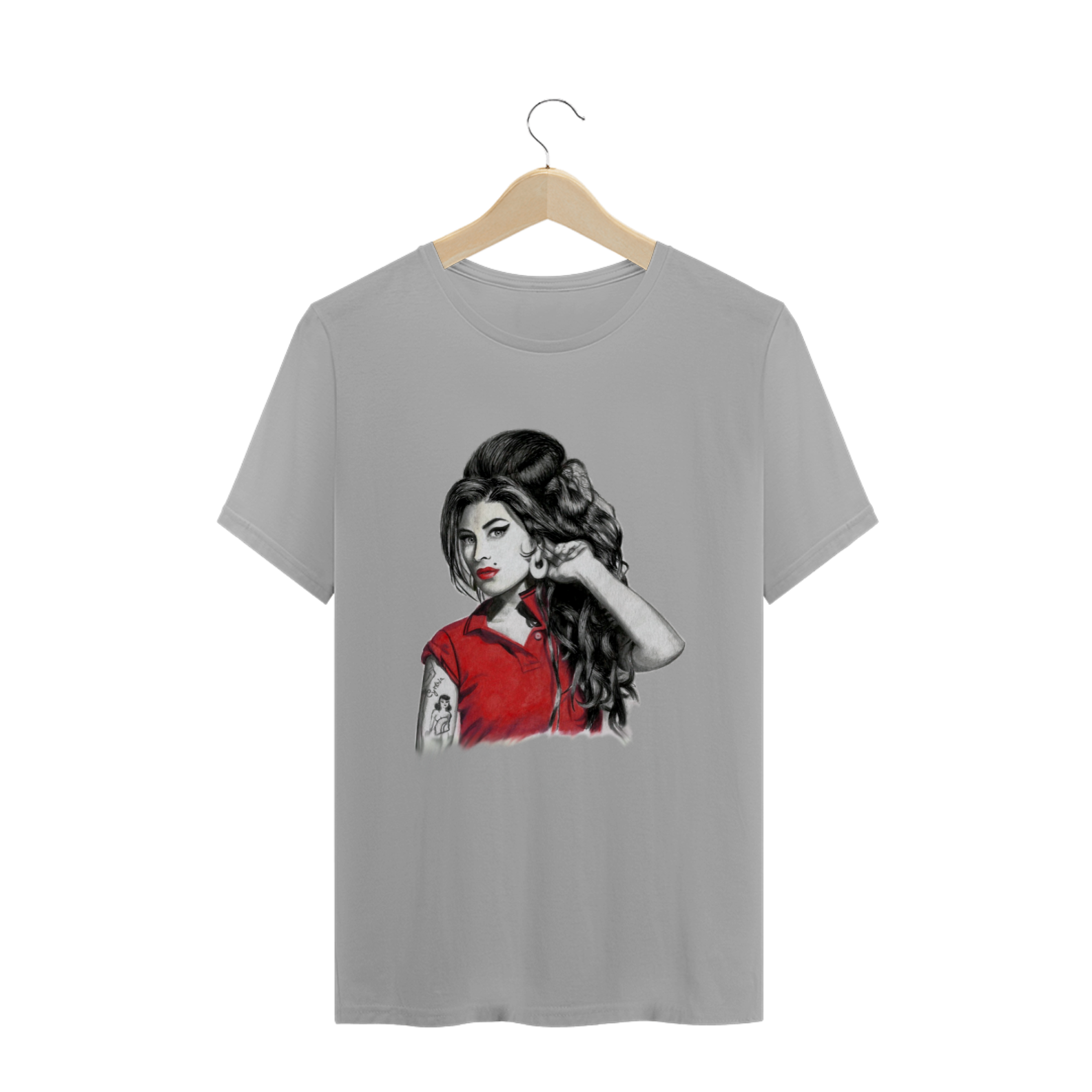 Nome do produto: Camiseta Amy Winehouse #plusize