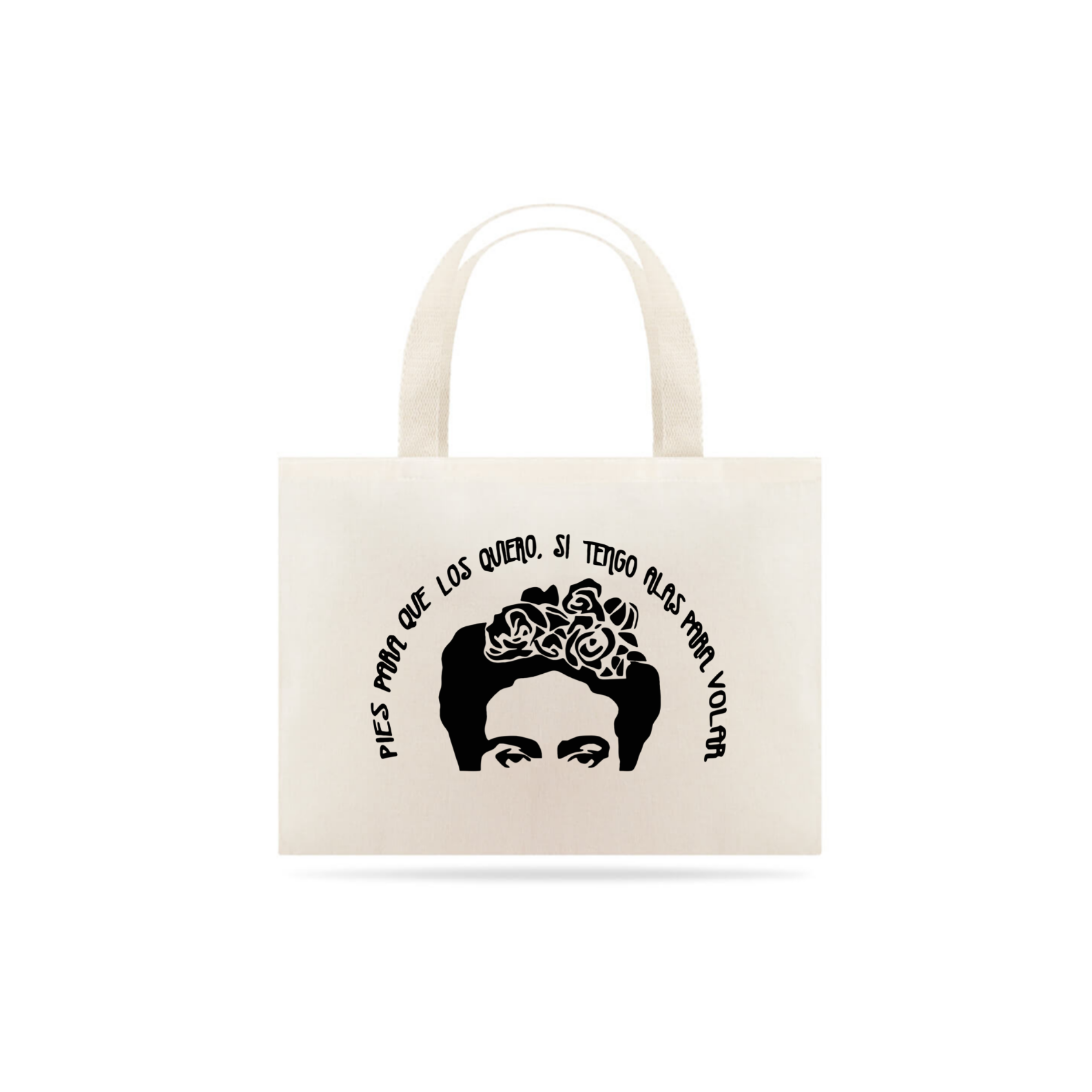 Nome do produto: Ecobag Frida Pies para que los quiero...