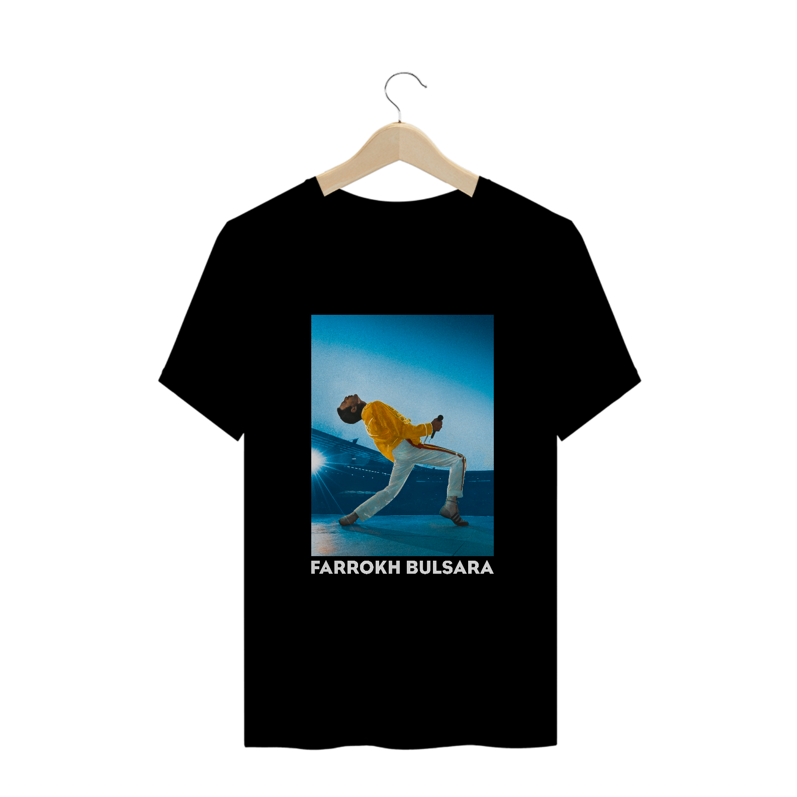 Nome do produto: Camiseta Freddie Mercury Farrokh Bulsara