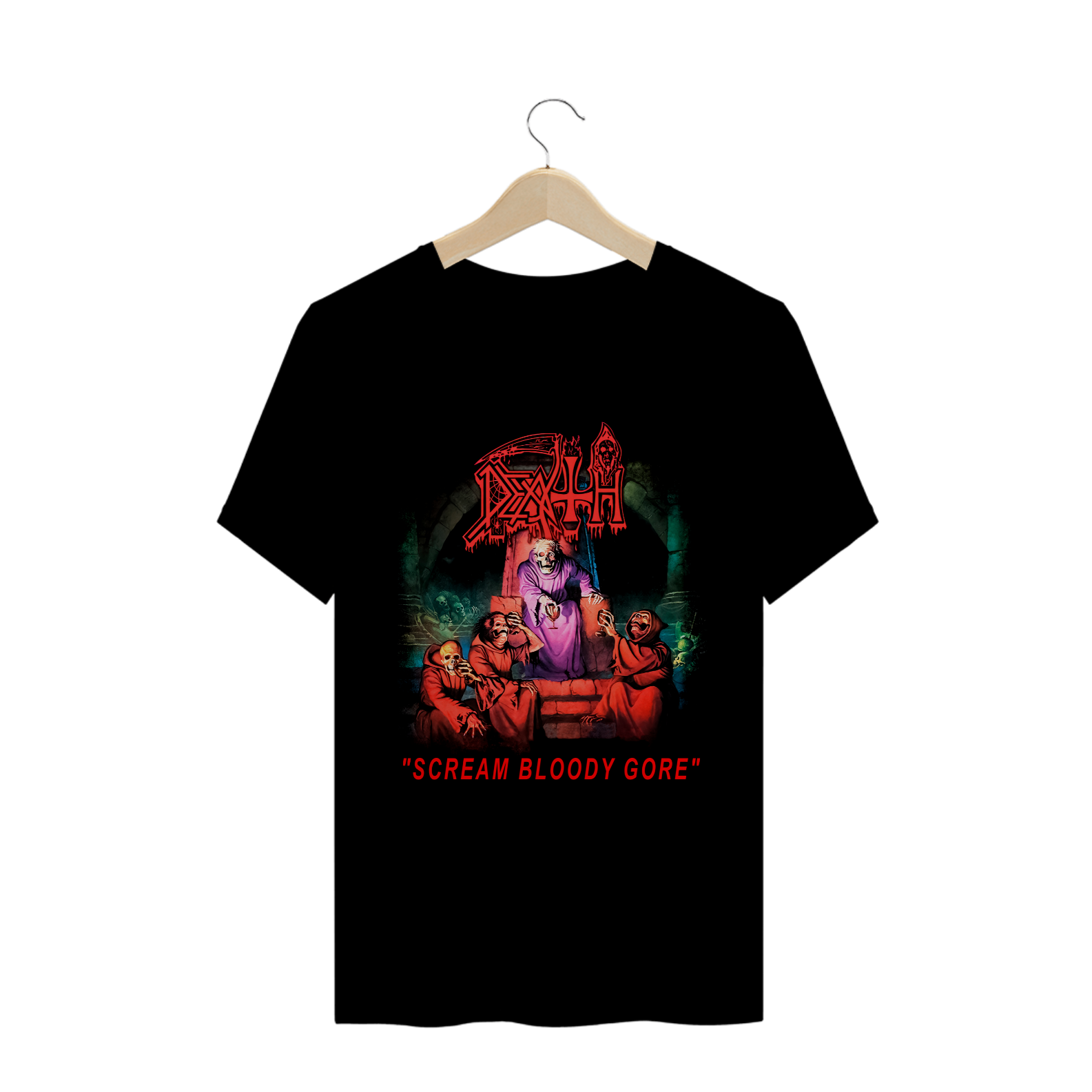 Nome do produto: Camiseta Death Scream Bloody Gore