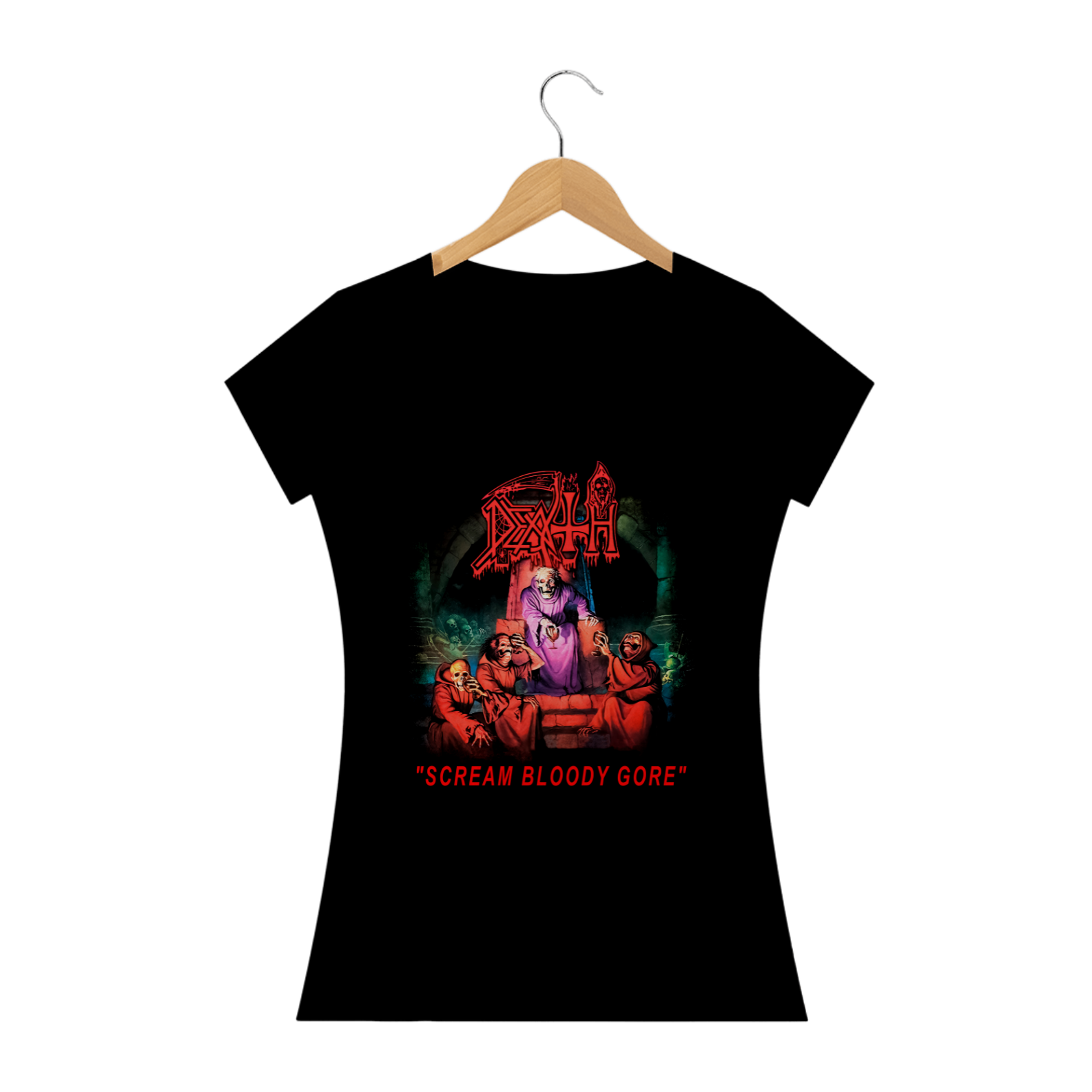 Nome do produto: Camiseta Death Scream Bloody Gore #bylk