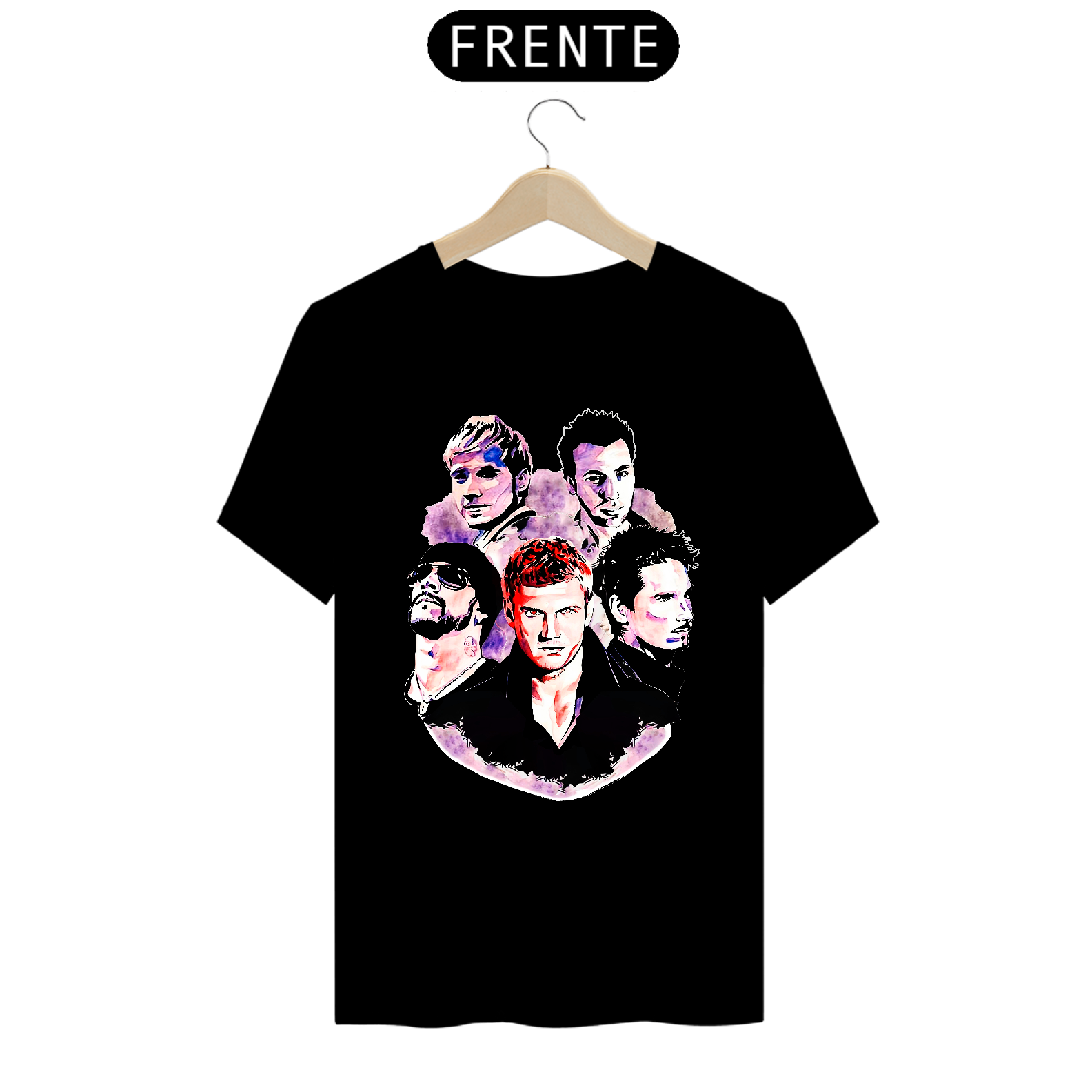 Nome do produto: Camiseta Backstreet Boys Watercolor