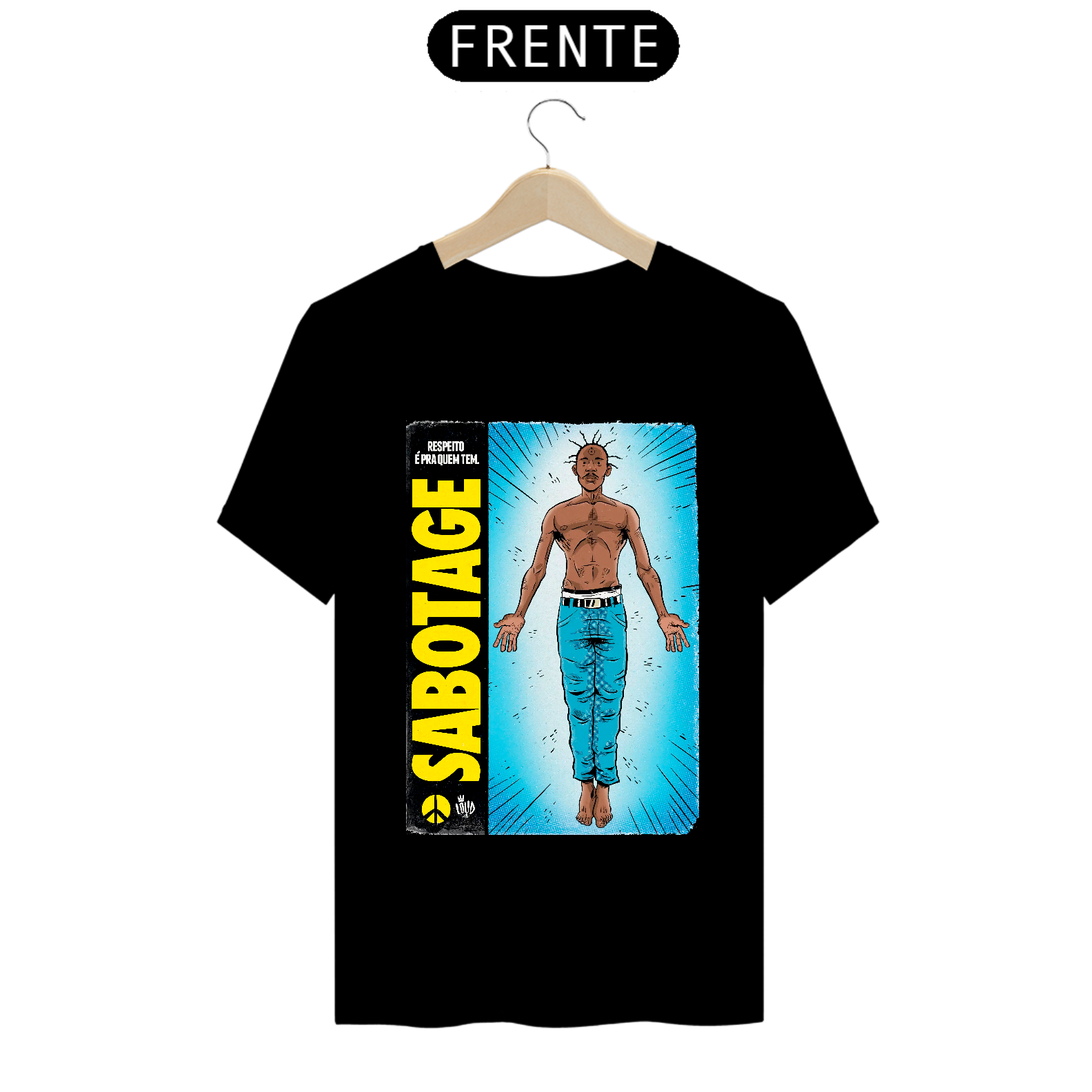 Nome do produto: Camiseta Quadrinho MCs - Sabotage